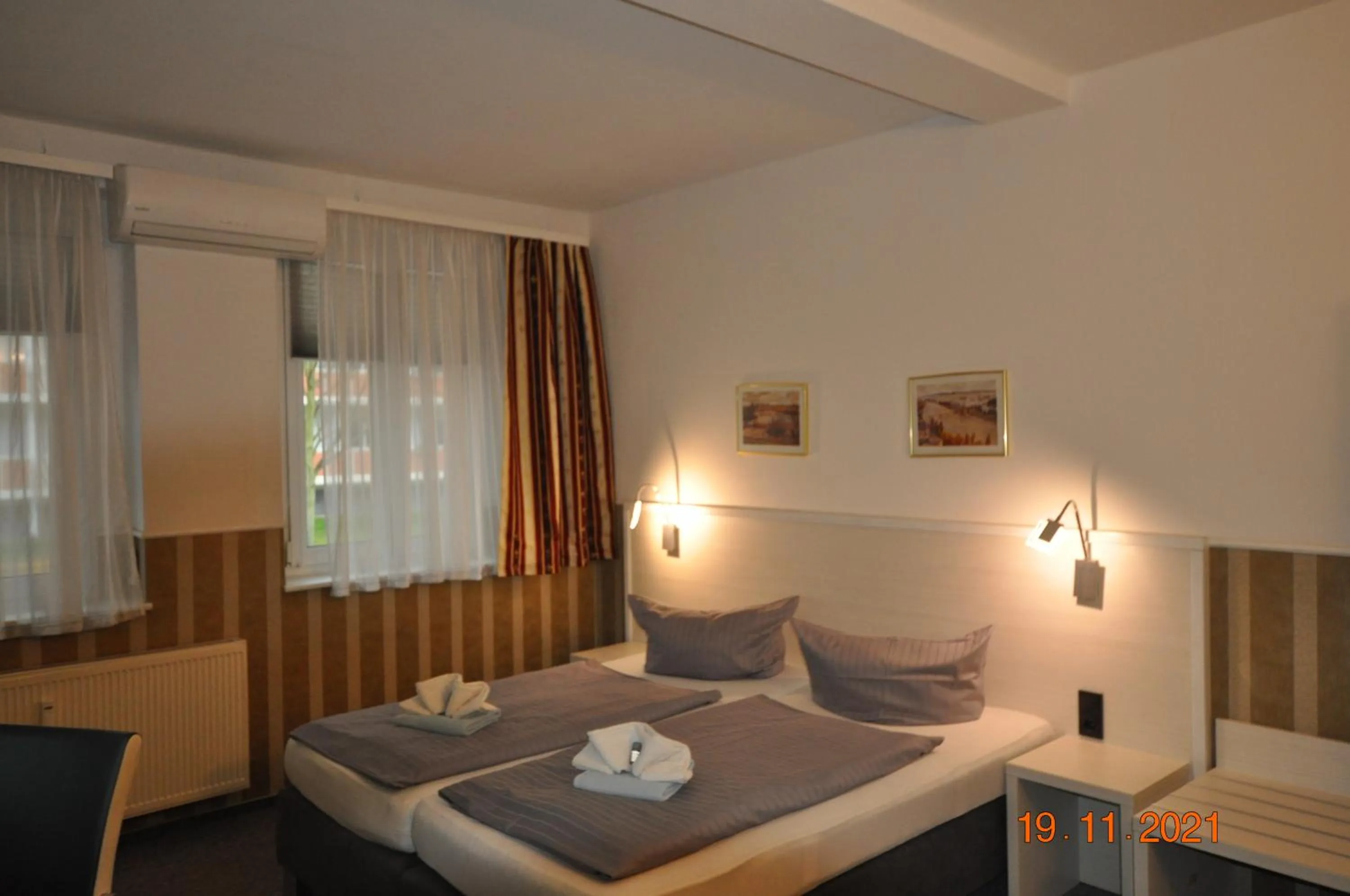 Bedroom, Bed in Parkhotel Schwedt