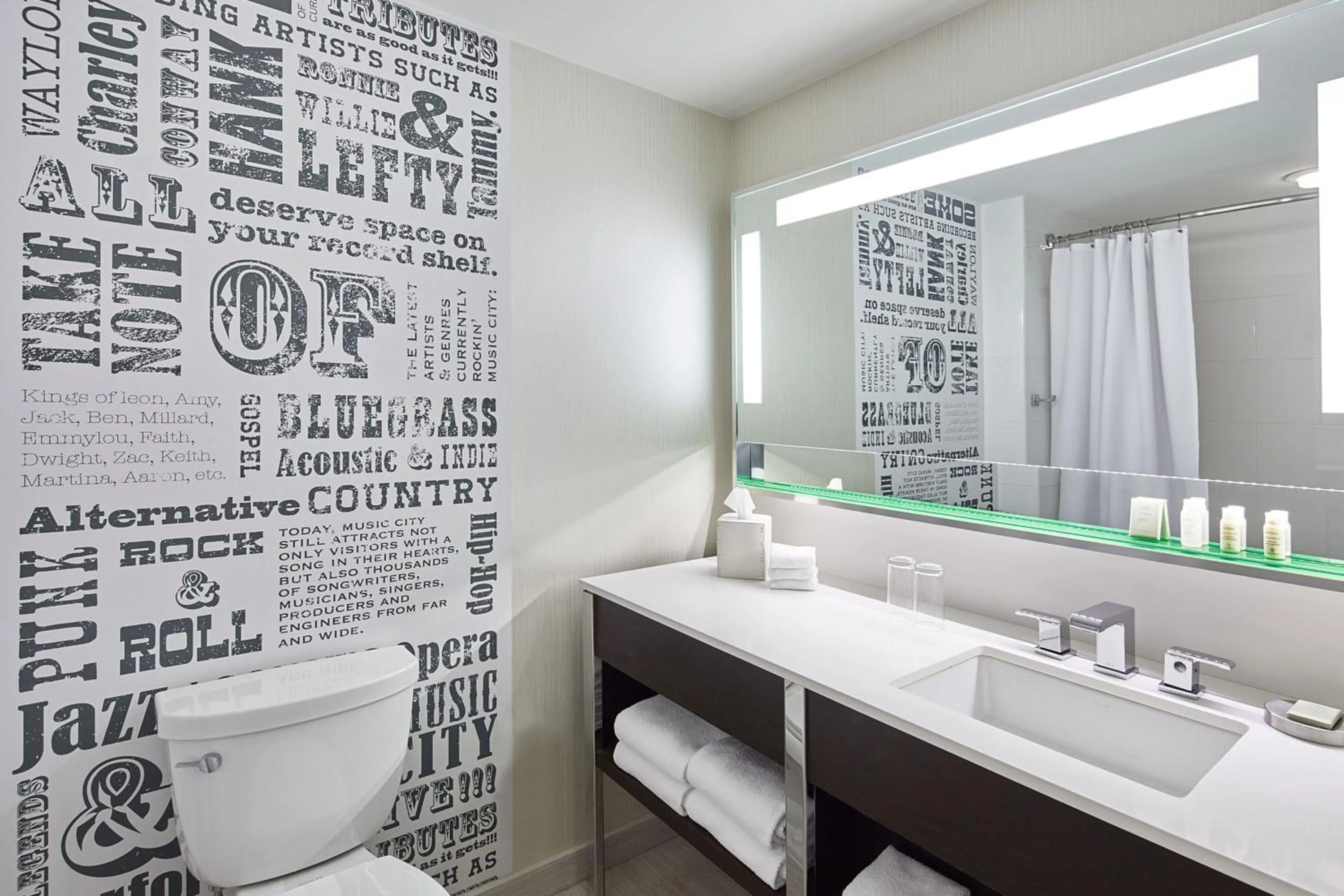 Bathroom in Renaissance Nashville Hotel