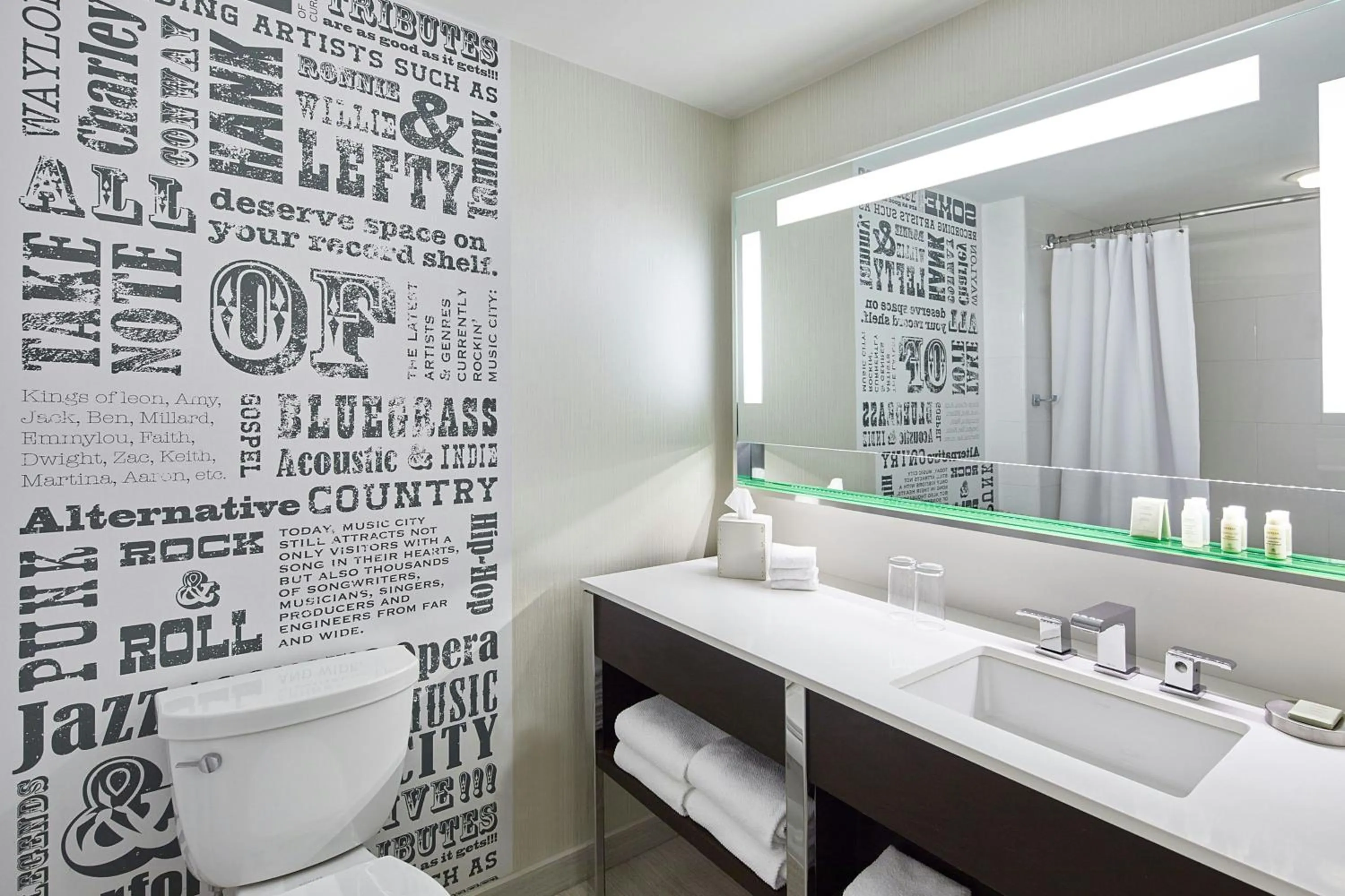 Bathroom in Renaissance Nashville Hotel