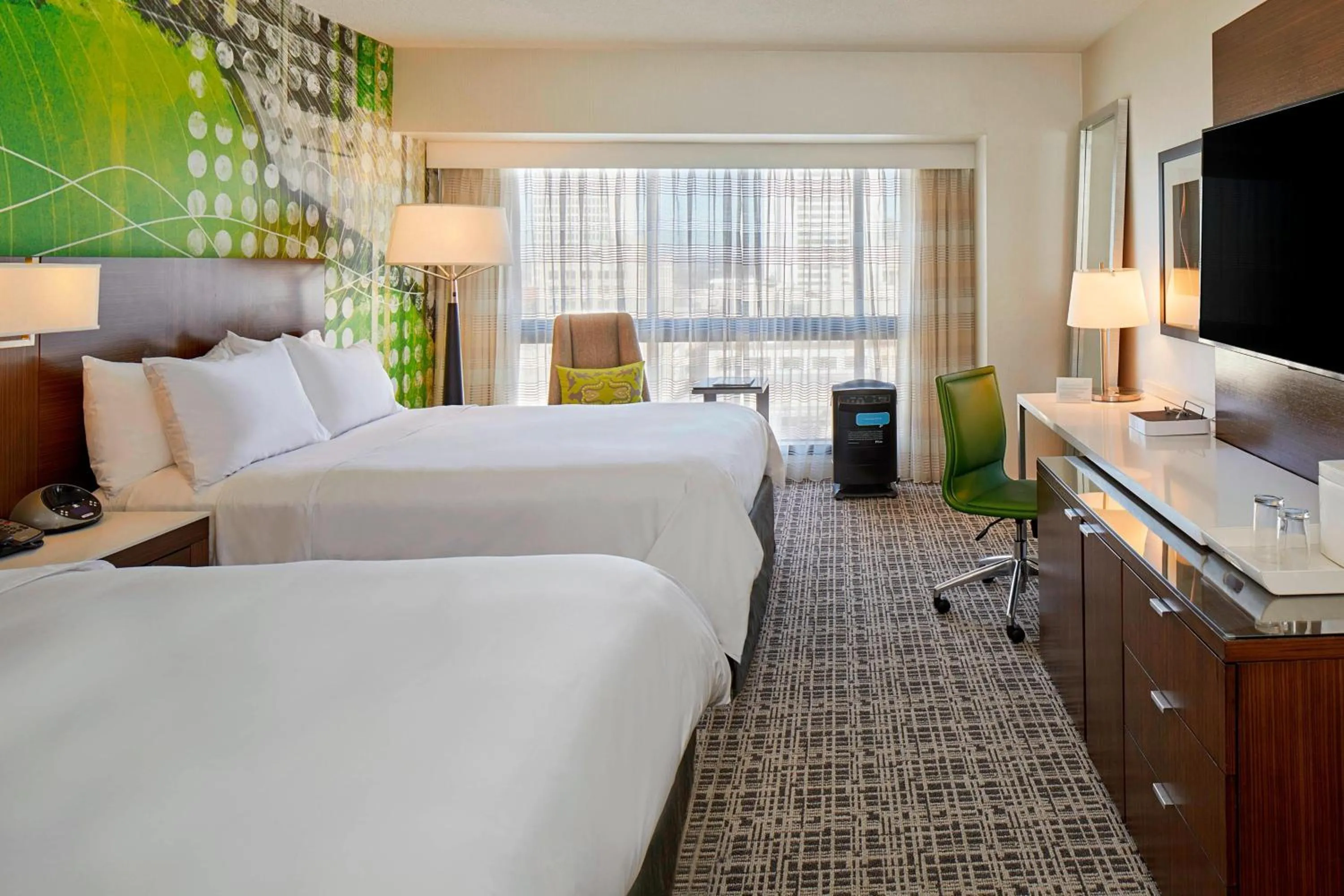 Bedroom, Bed in Renaissance Nashville Hotel