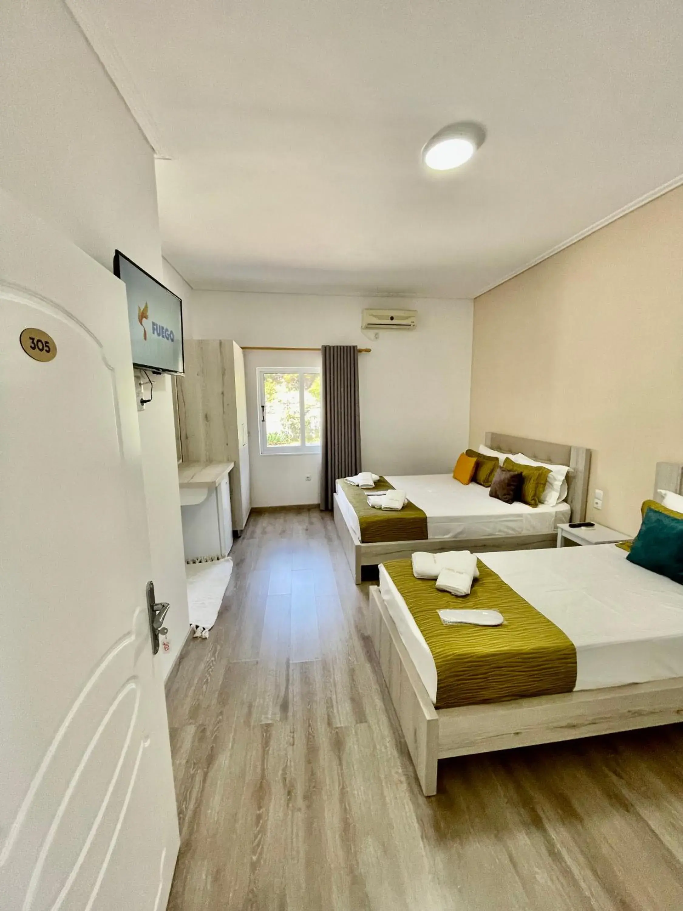 Triple Room with Garden View in Relax Mea Hotel Triple Room with Garden View in Relax Mea Hotel