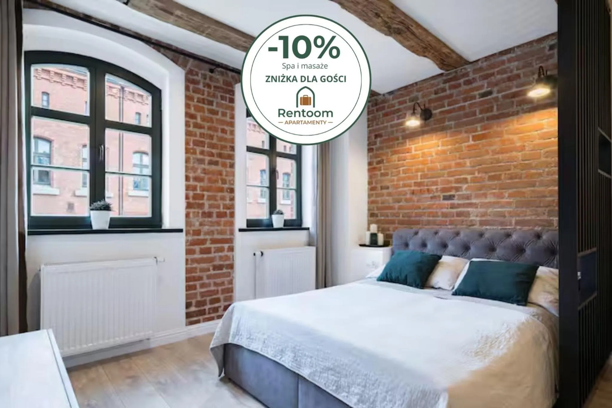 Bed in Miodowa Faktoria #7 by Rentoom