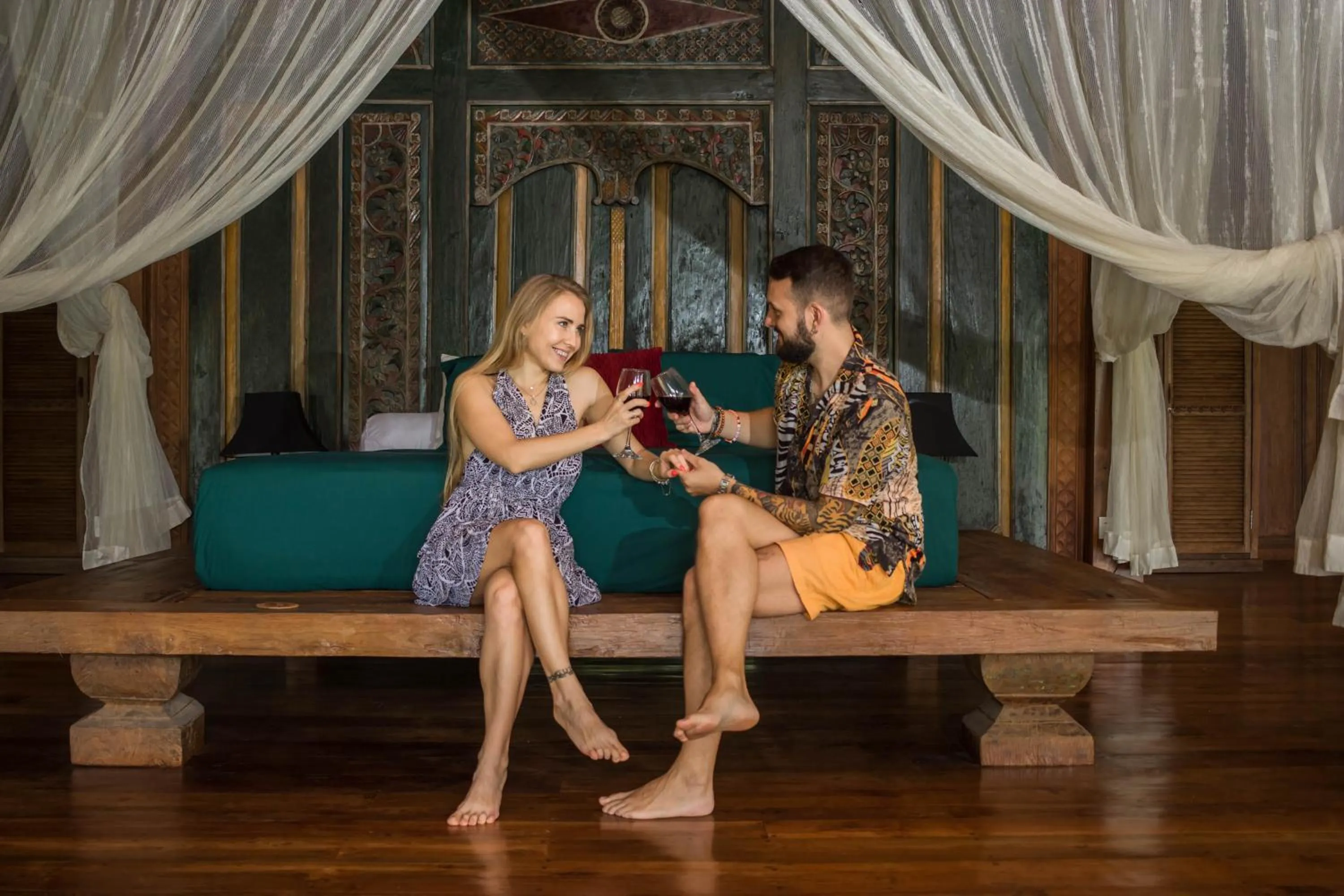 Bed in Masakali Retreat