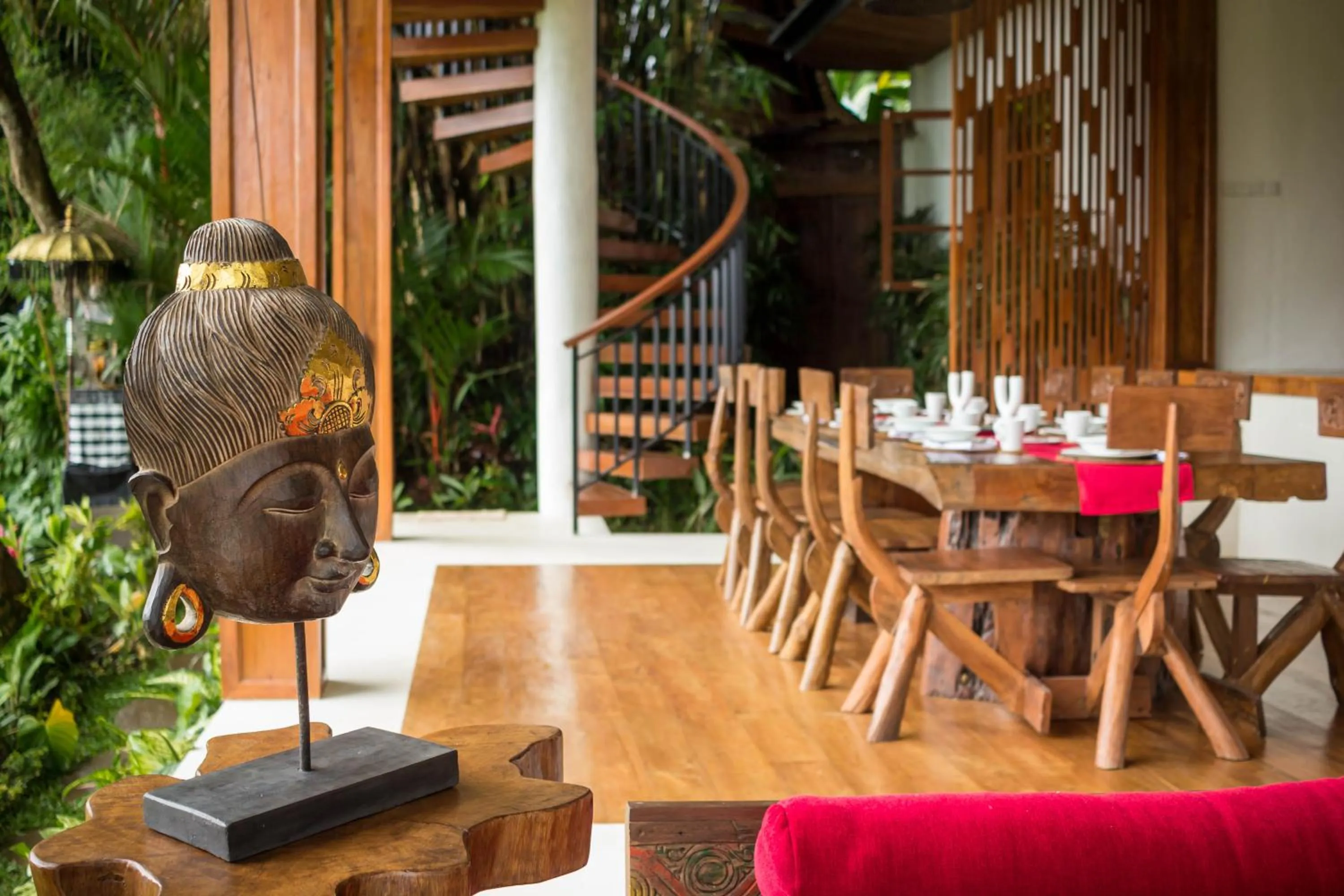 Seating area in Masakali Retreat