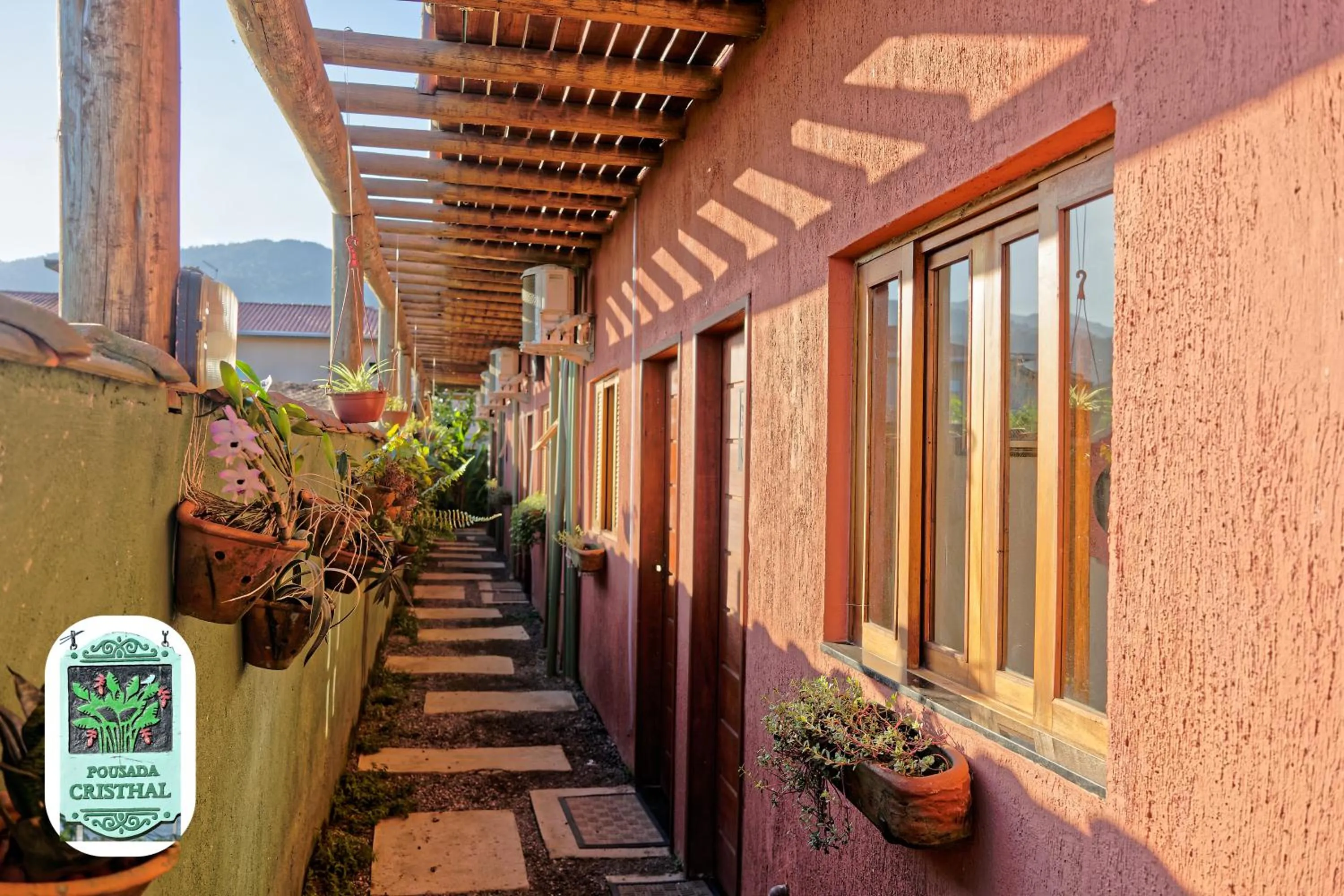Garden in Pousada Cristhal Paraty