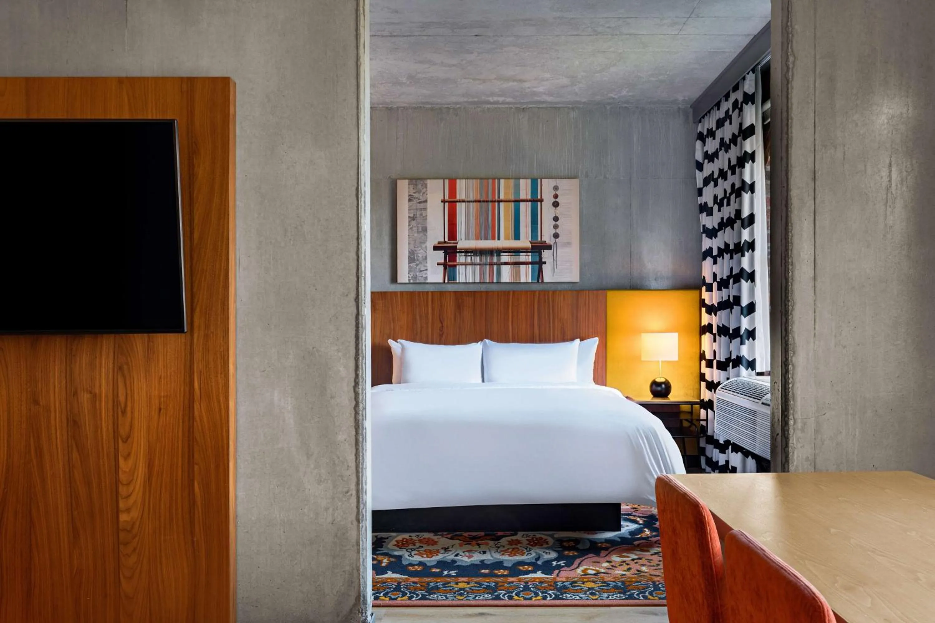 Bedroom, Bed in The LOOM Hotel, Tapestry Collection by Hilton