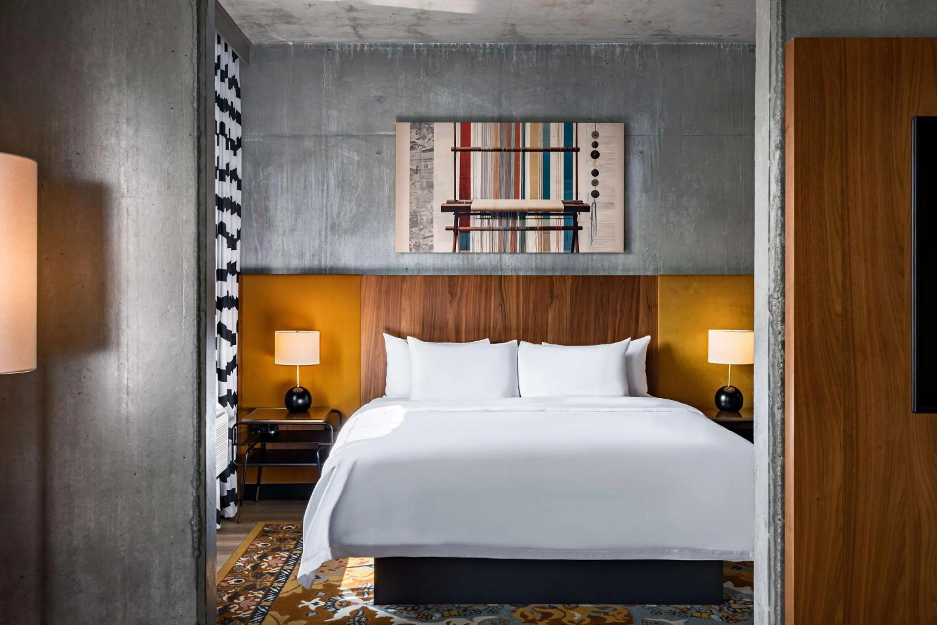 Bed in The LOOM Hotel, Tapestry Collection by Hilton