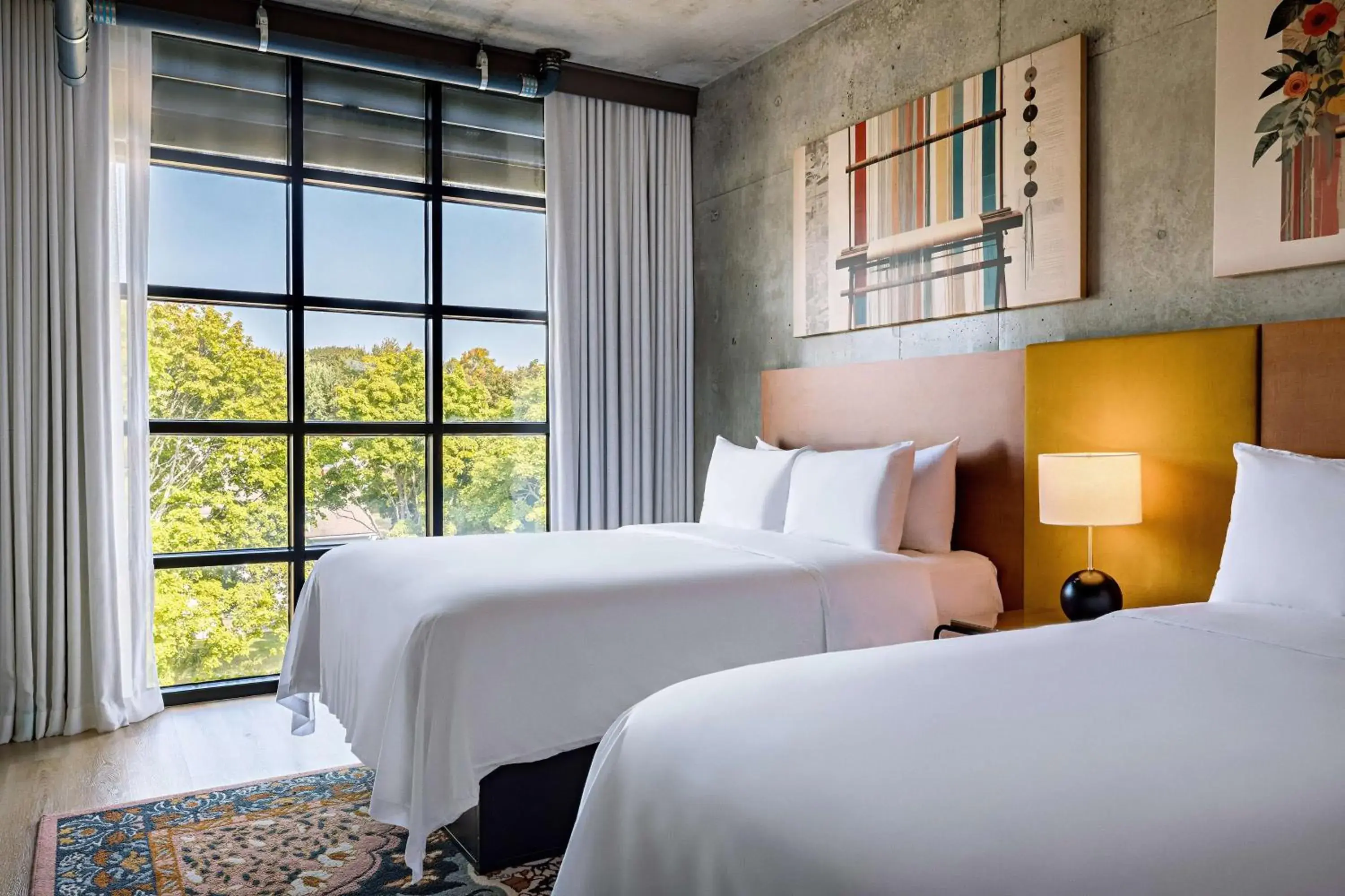 Queen Room with Two Queen Beds in The LOOM Hotel, Tapestry Collection by Hilton Queen Room with Two Queen Beds in The LOOM Hotel, Tapestry Collection by Hilton