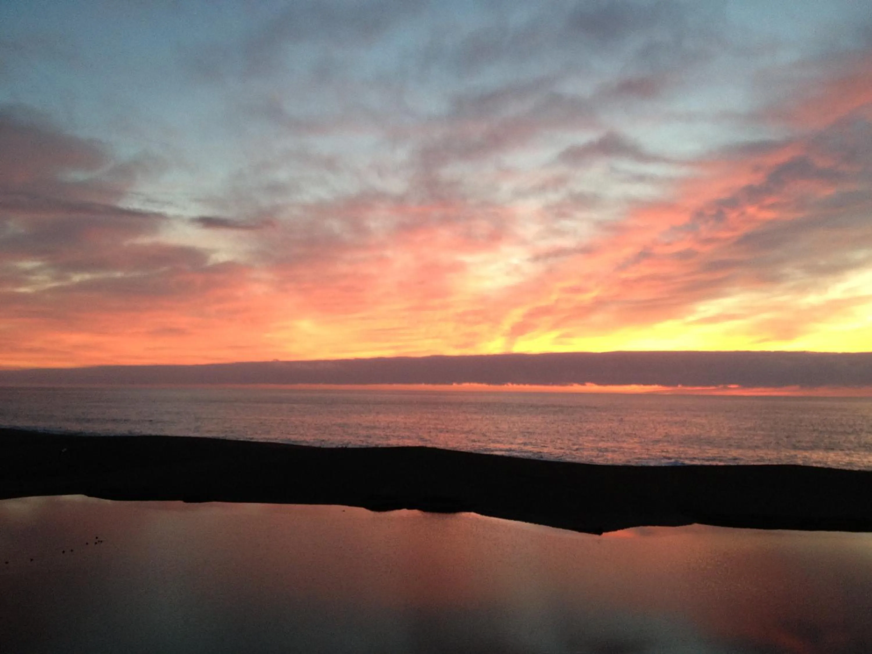 View (from property/room) in Gualala Surf Inn on the ocean bluff