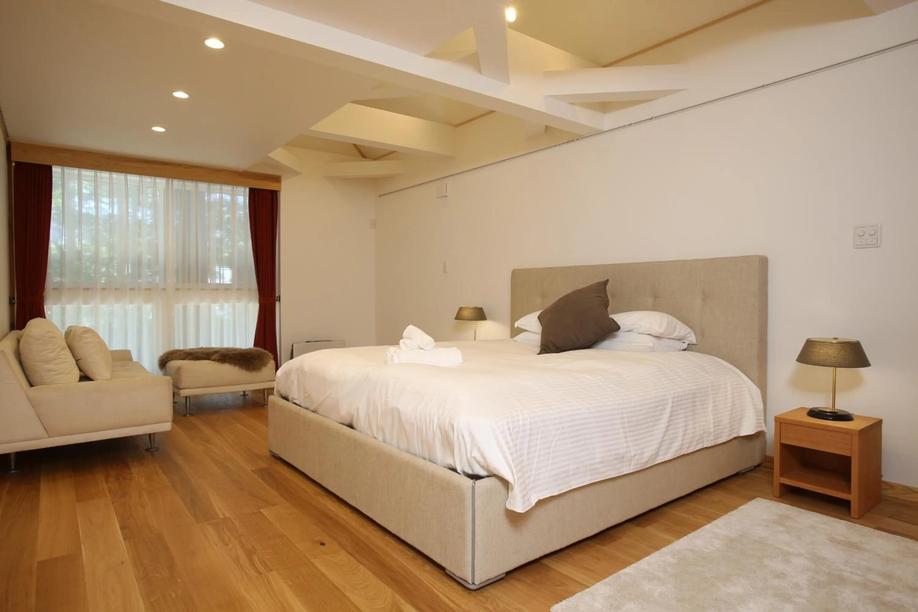 Bedroom, Bed in Villa Bavaria by Hakuba White Fox Company