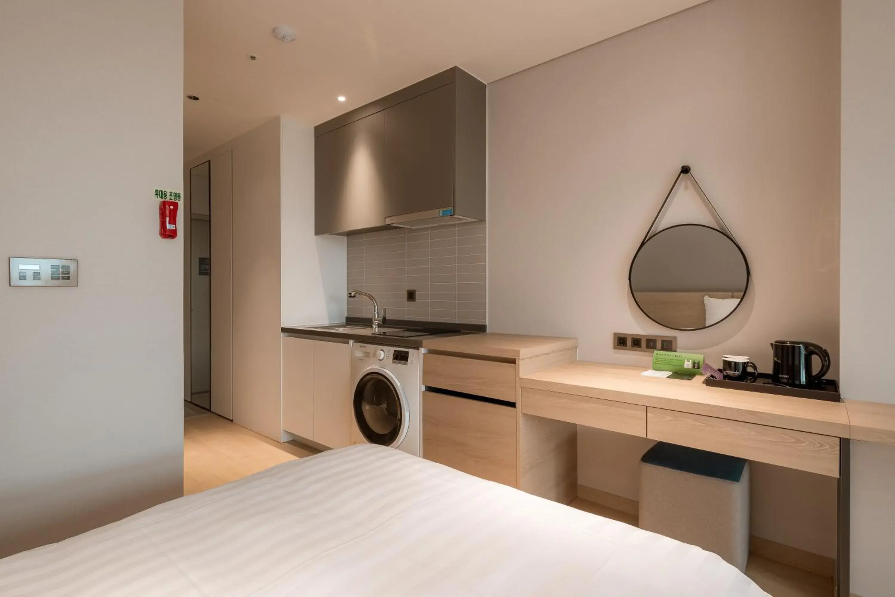 Decorative detail, Bed in Chestertons Sokcho Decorative detail, Bed in Chestertons Sokcho