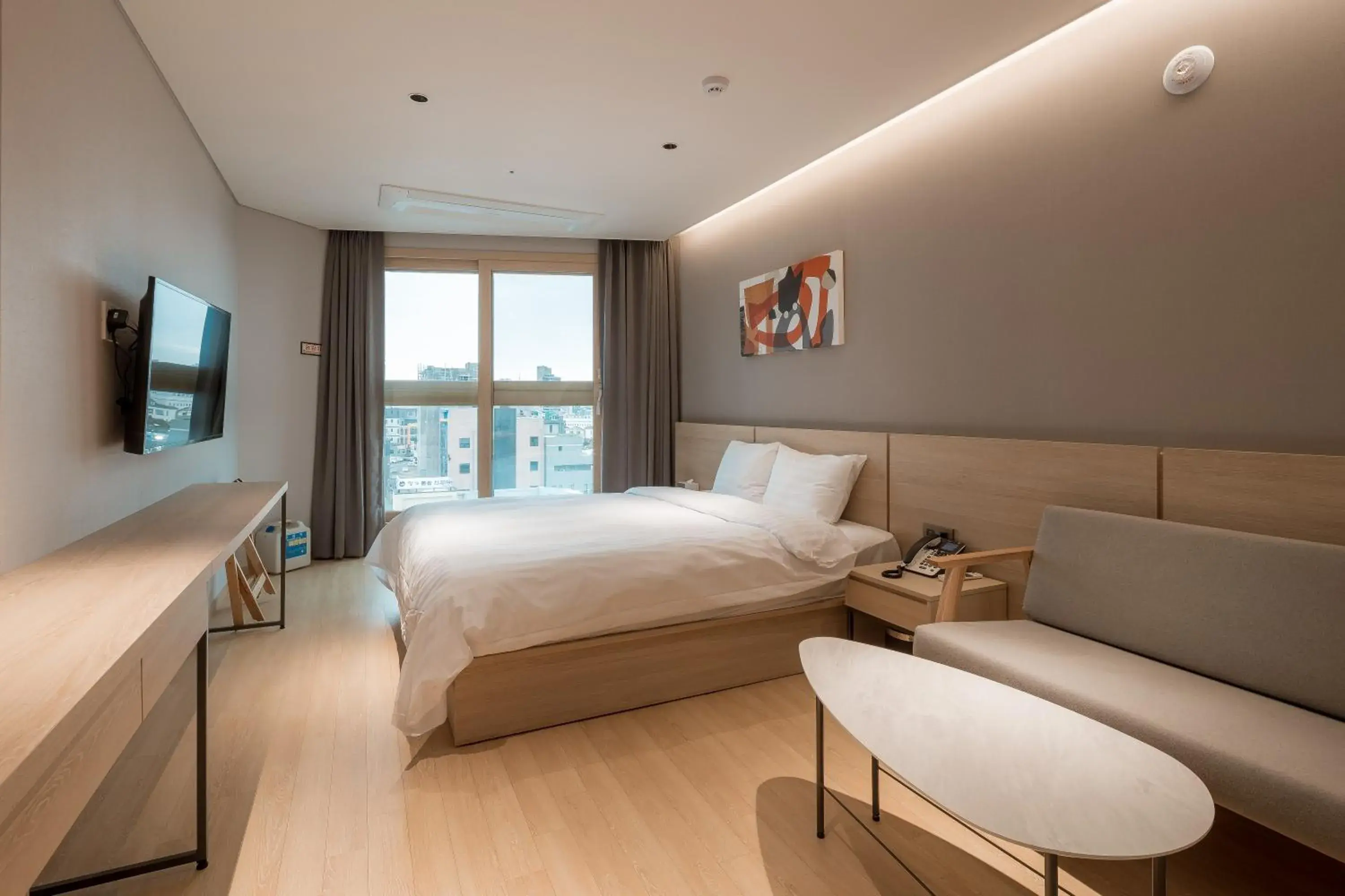 Decorative detail, Bed in Chestertons Sokcho Decorative detail, Bed in Chestertons Sokcho