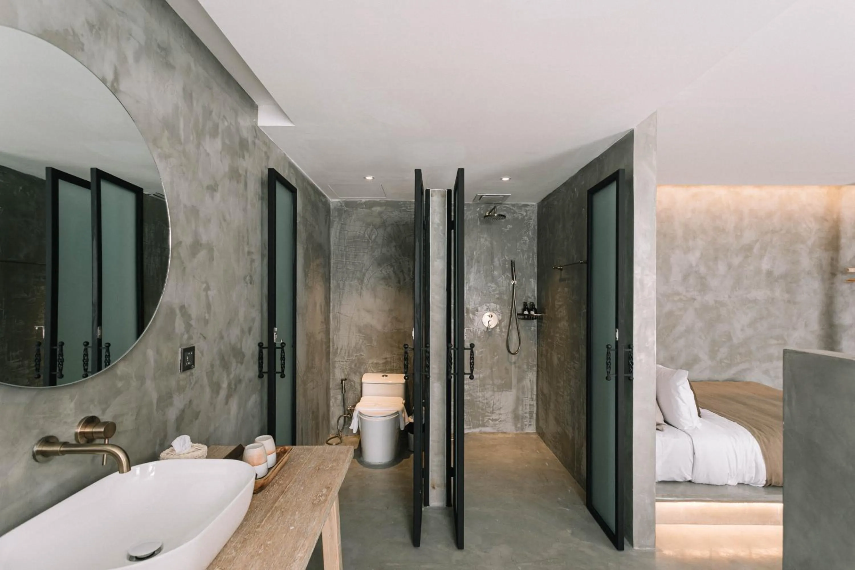 Bathroom in Glory Wabi Sabi Hotel 清迈古城荣耀侘寂酒店