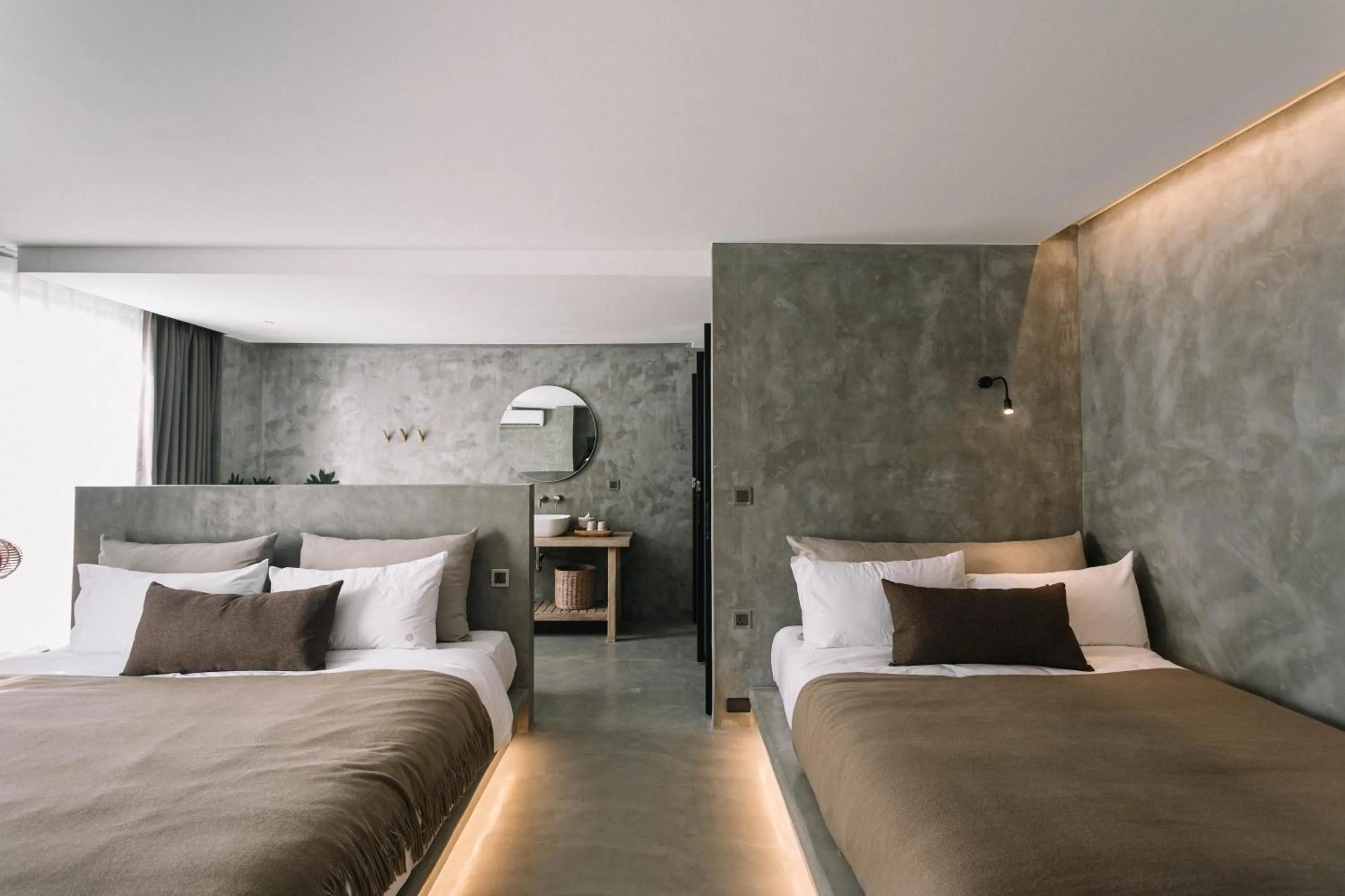 Bed in Glory Wabi Sabi Hotel 清迈古城荣耀侘寂酒店