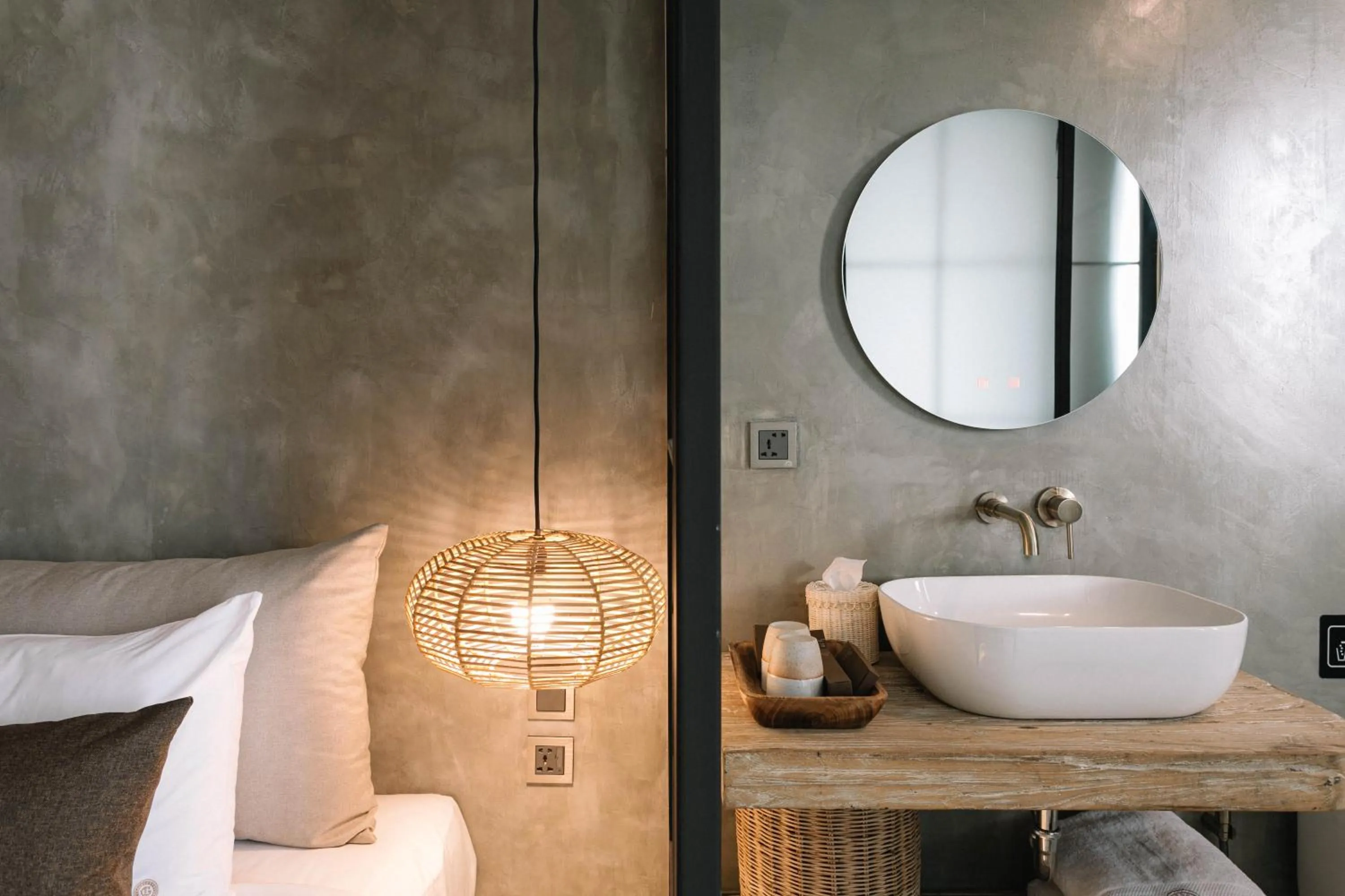 Bathroom in Glory Wabi Sabi Hotel 清迈古城荣耀侘寂酒店