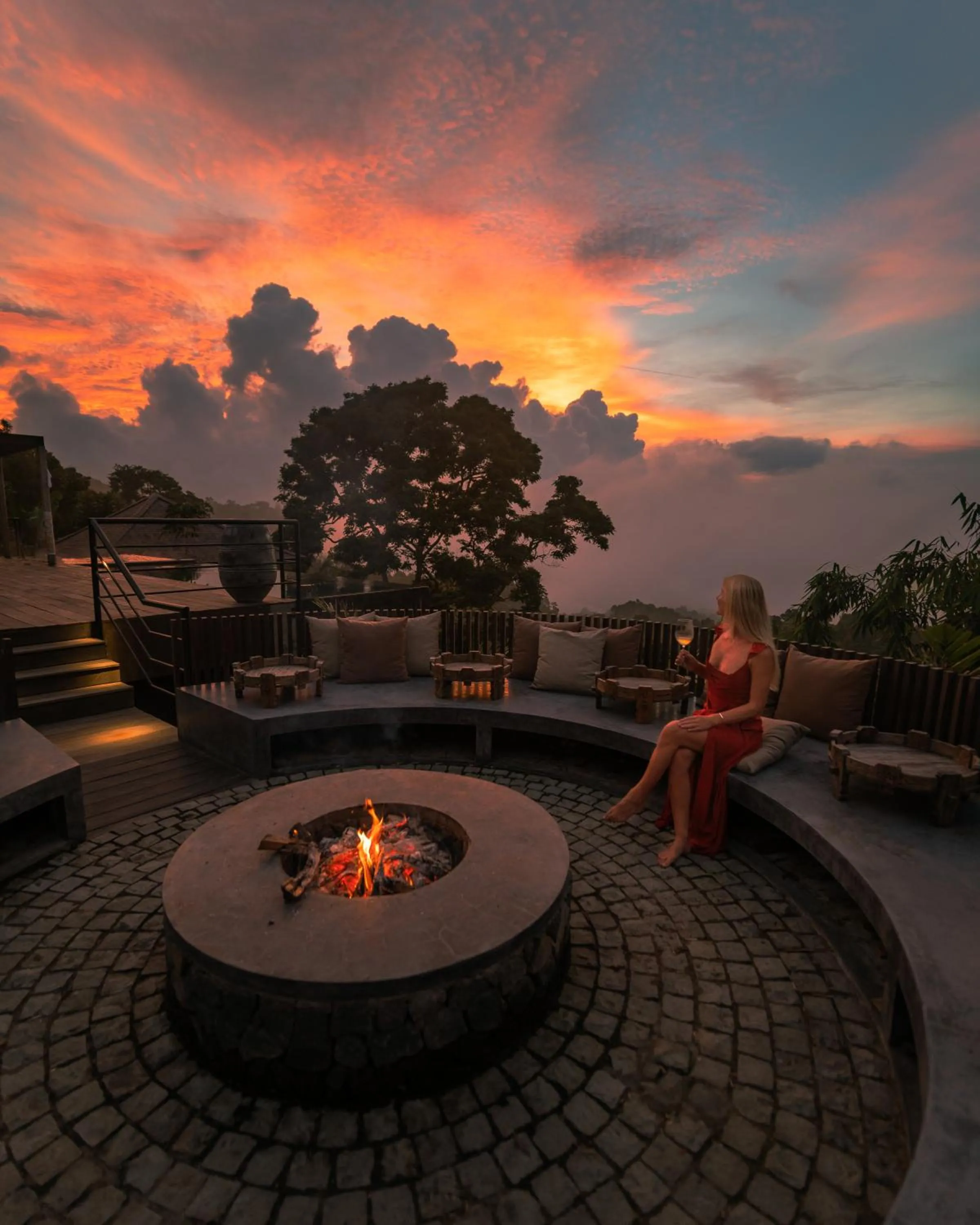 View (from property/room) in Munduk Cabins