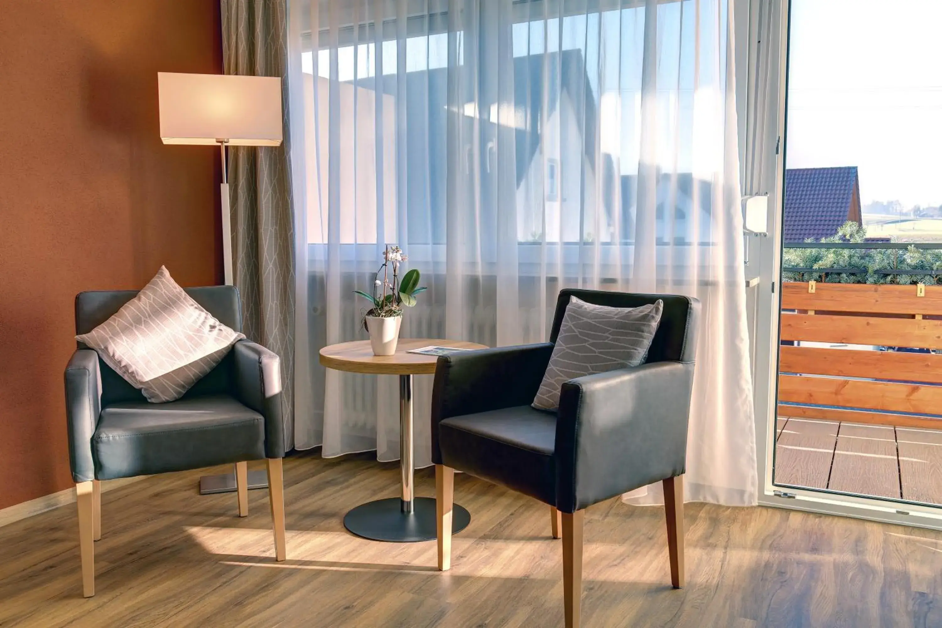 Comfort Double Room with Balcony in Trip Inn Landhotel Krone Comfort Double Room with Balcony in Trip Inn Landhotel Krone