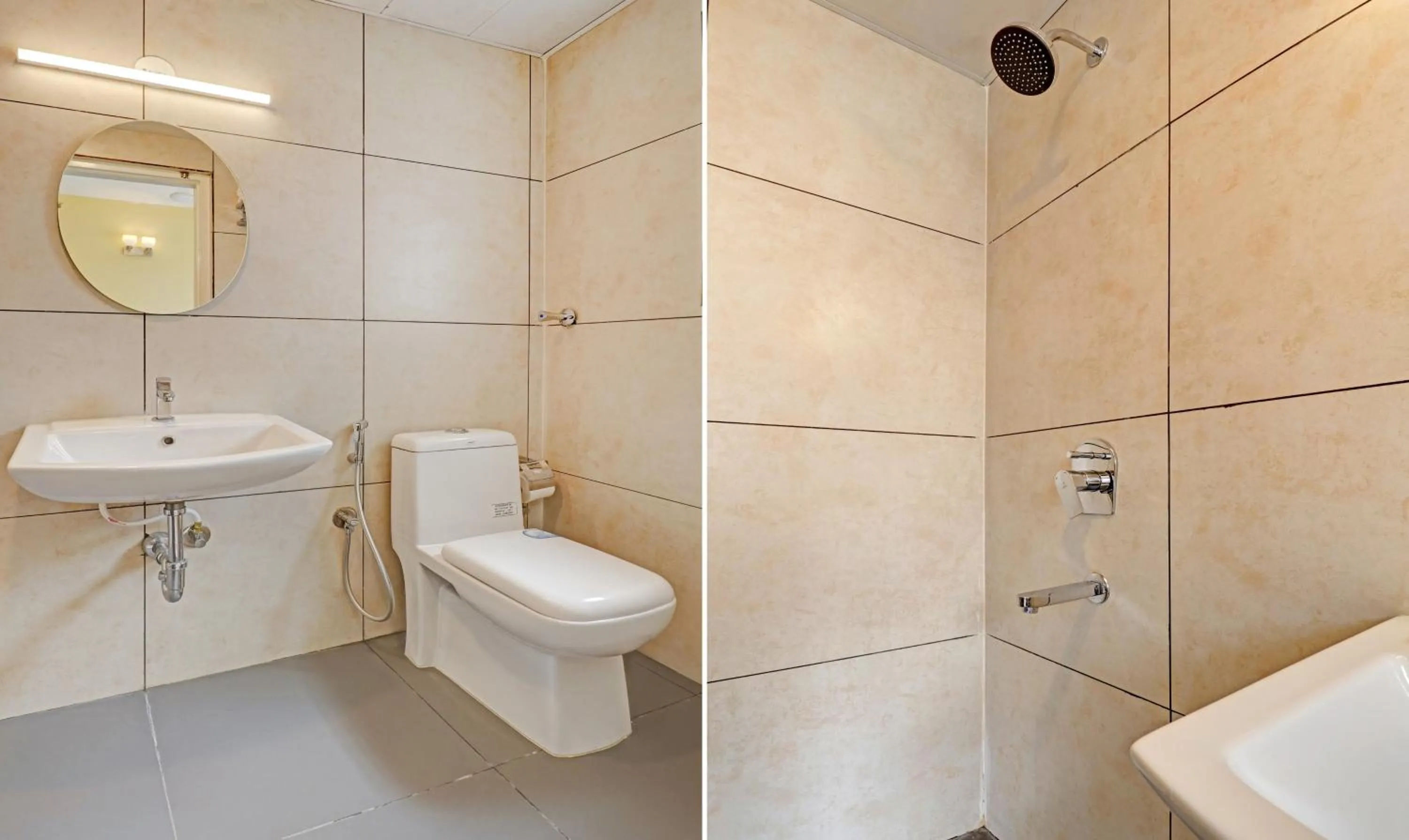 Toilet in Treebo Fortune Stay