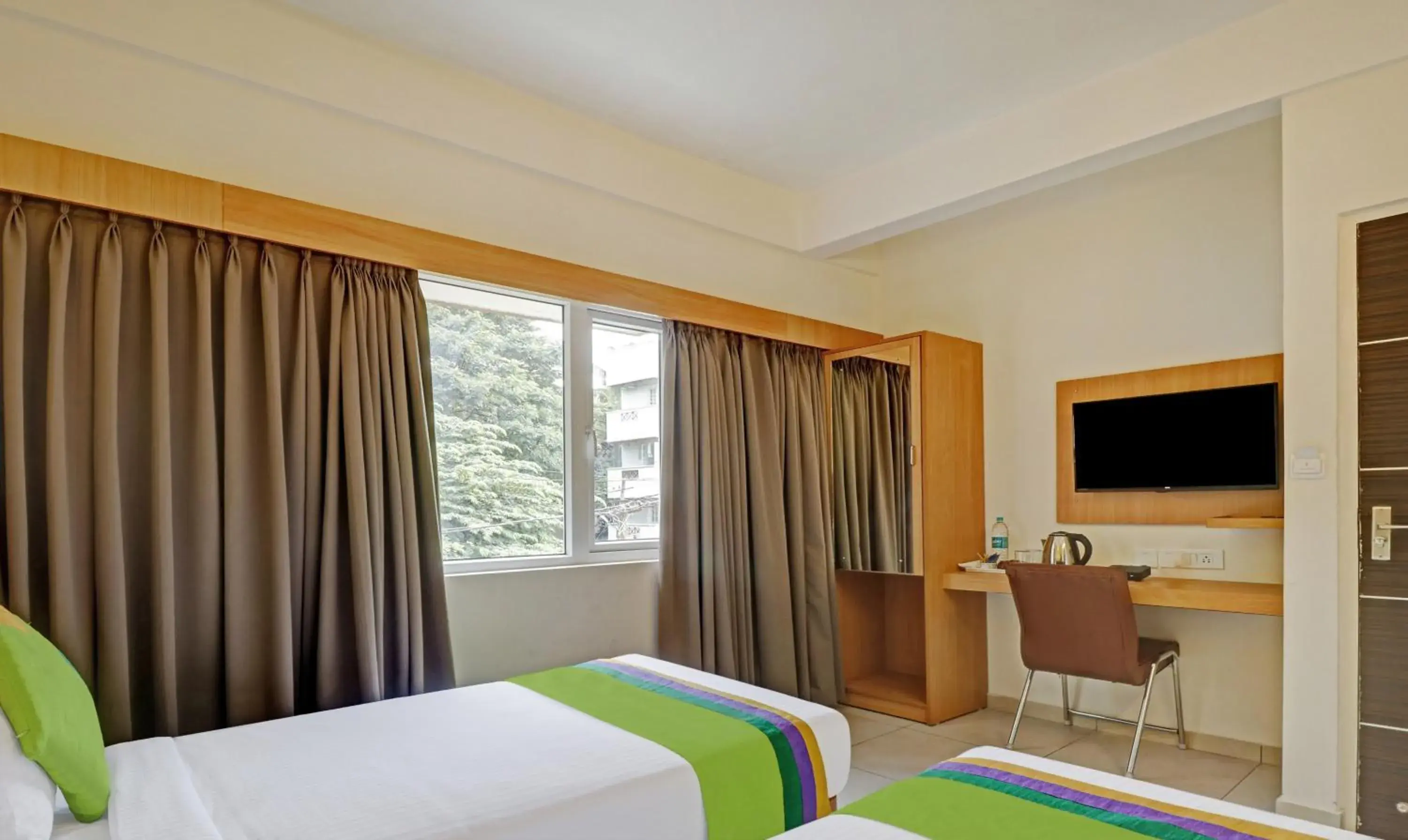 Bedroom, Bed in Treebo Fortune Stay Bedroom, Bed in Treebo Fortune Stay