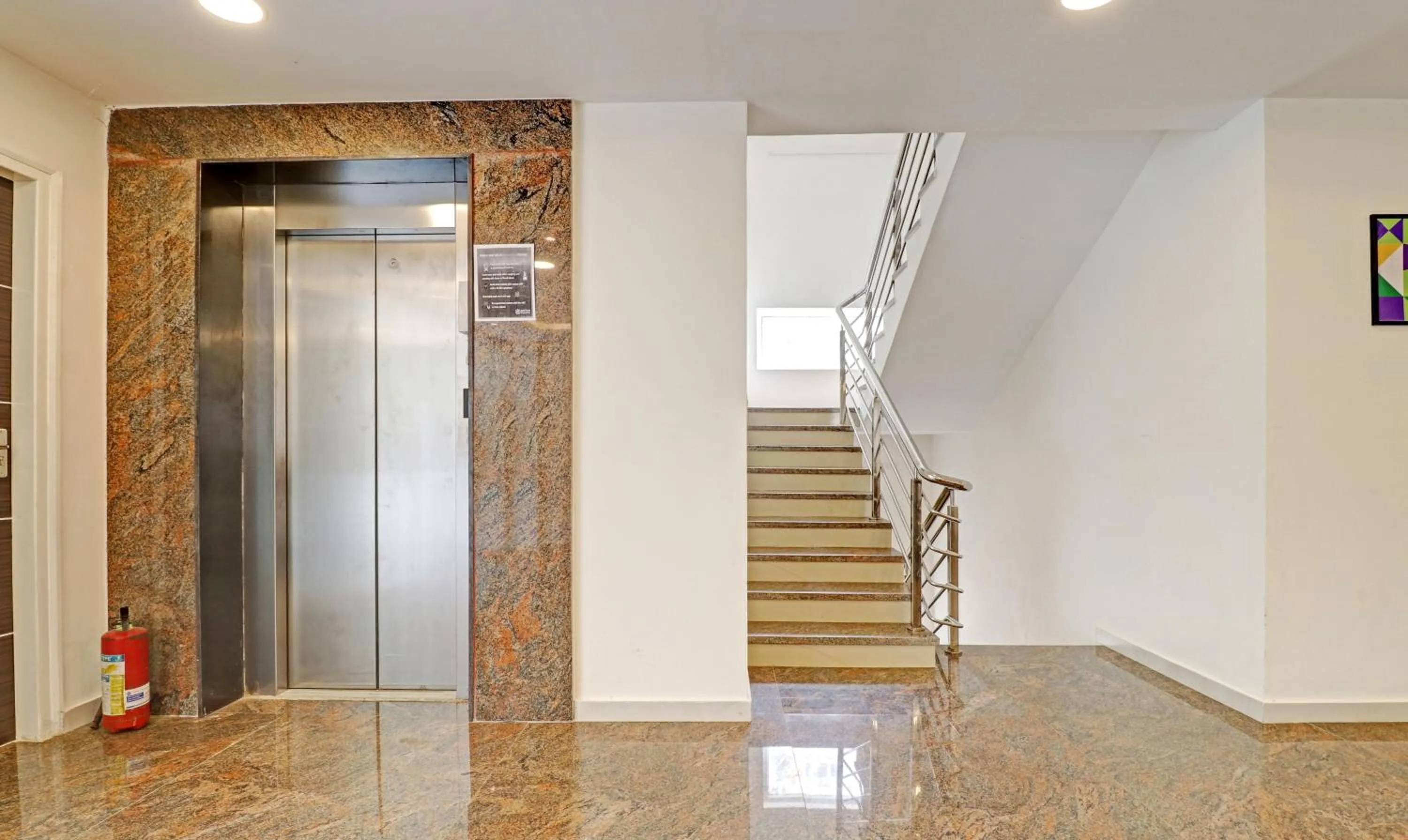 elevator in Treebo Fortune Stay