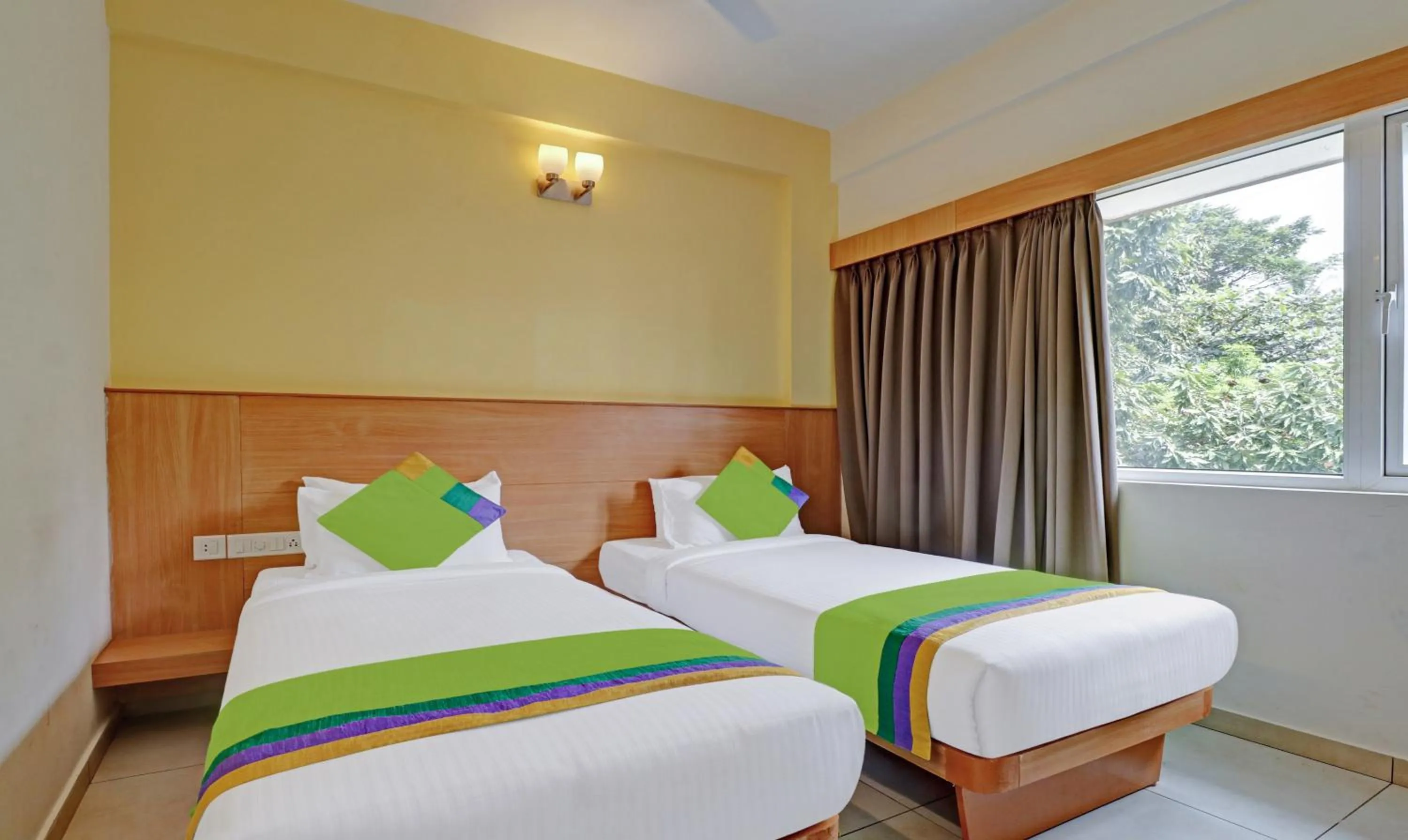 Bedroom, Bed in Treebo Fortune Stay