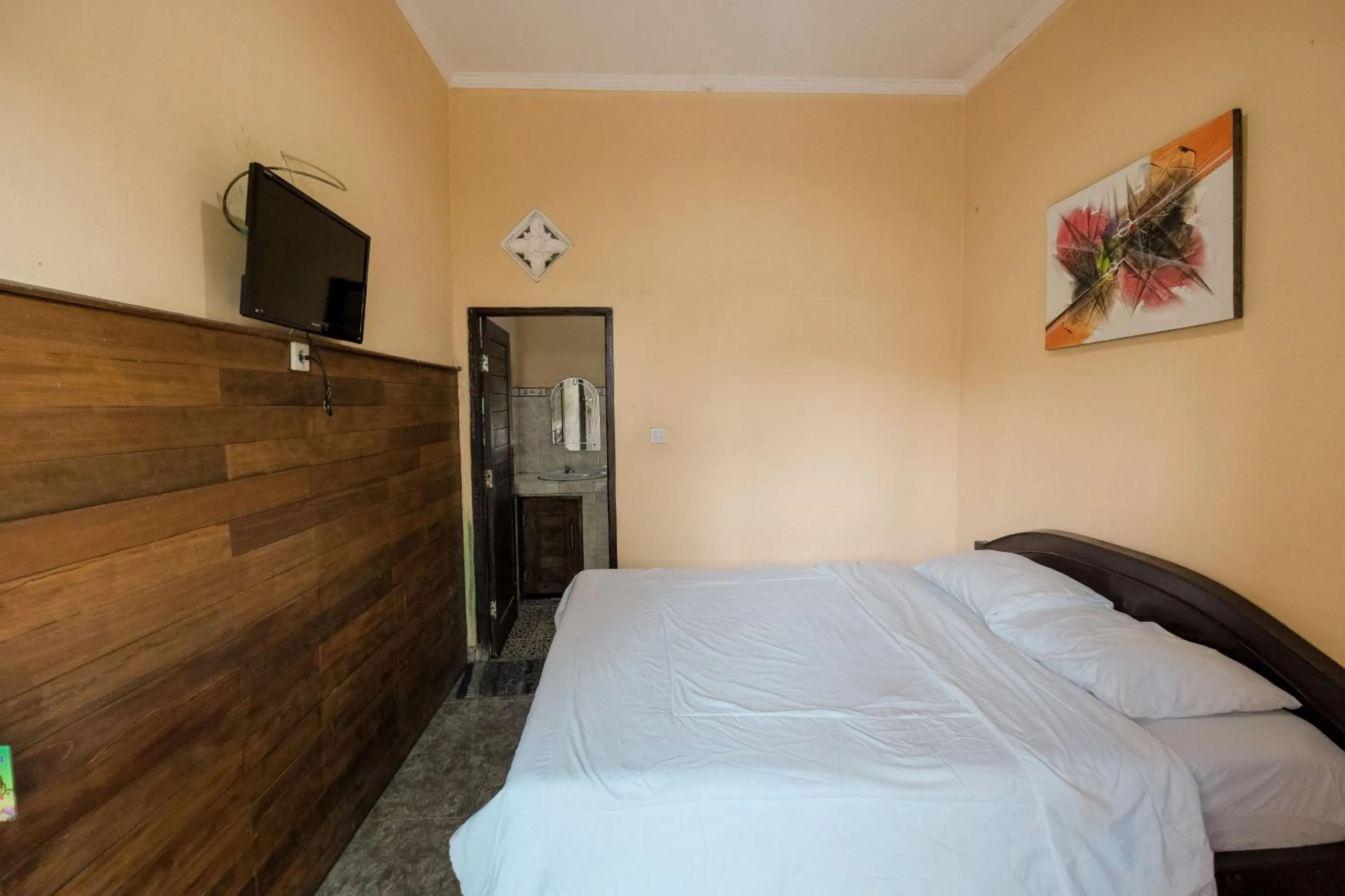 Bed in Pelangi Homestay Bedugul RedPartner