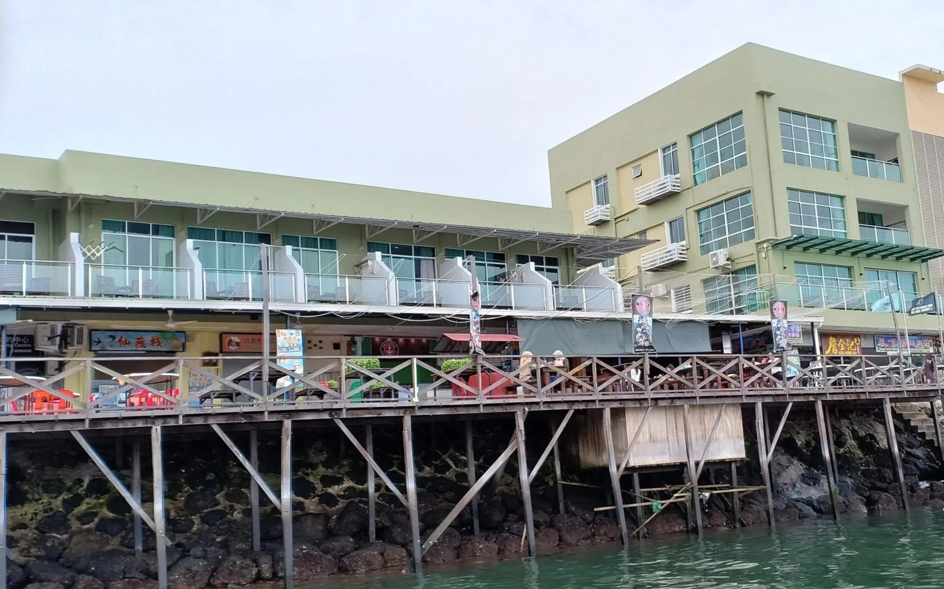 Property building in Sipadan Inn Service Apartments Semporna Property building in Sipadan Inn Service Apartments Semporna