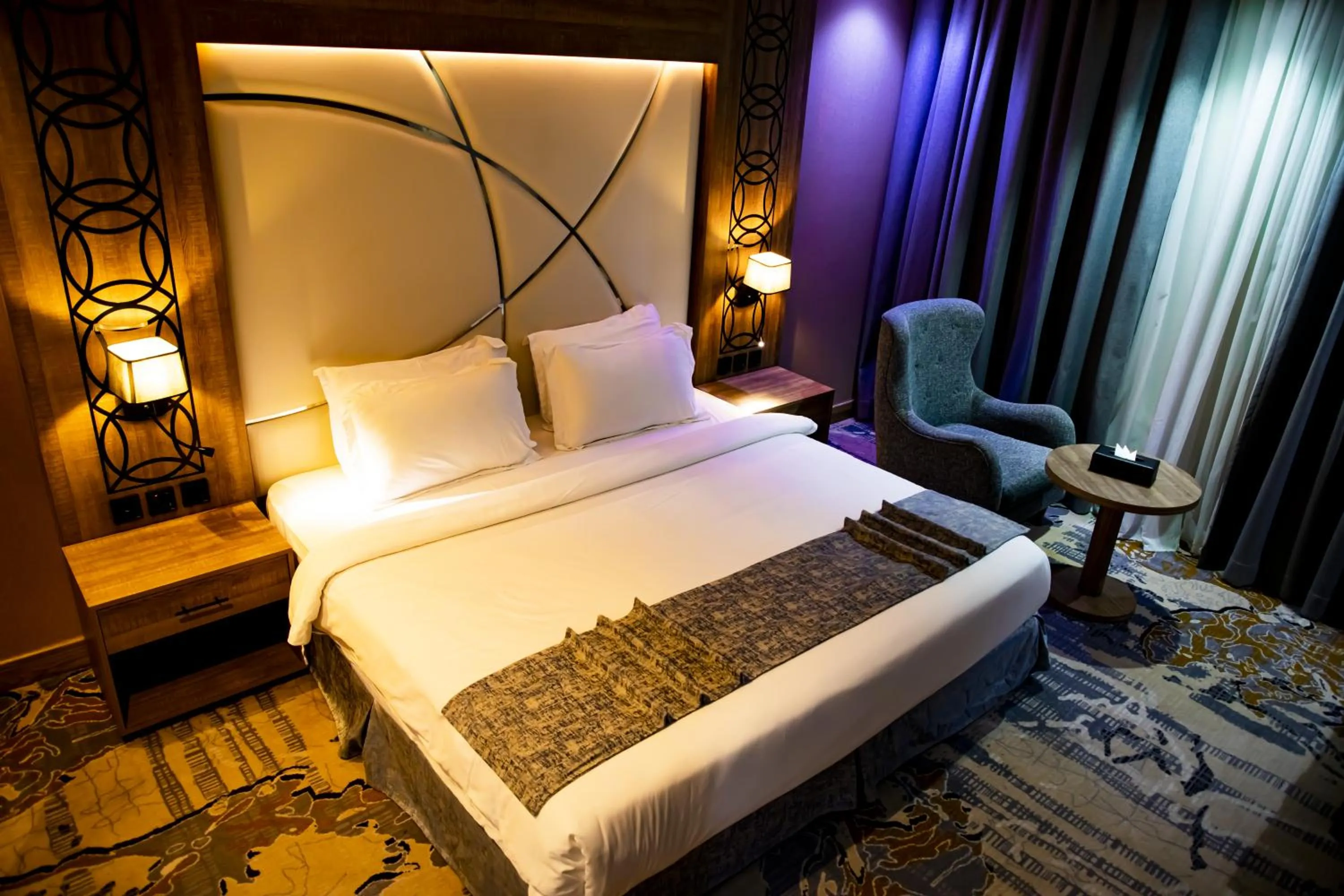 Bed in Mirnian Hotel