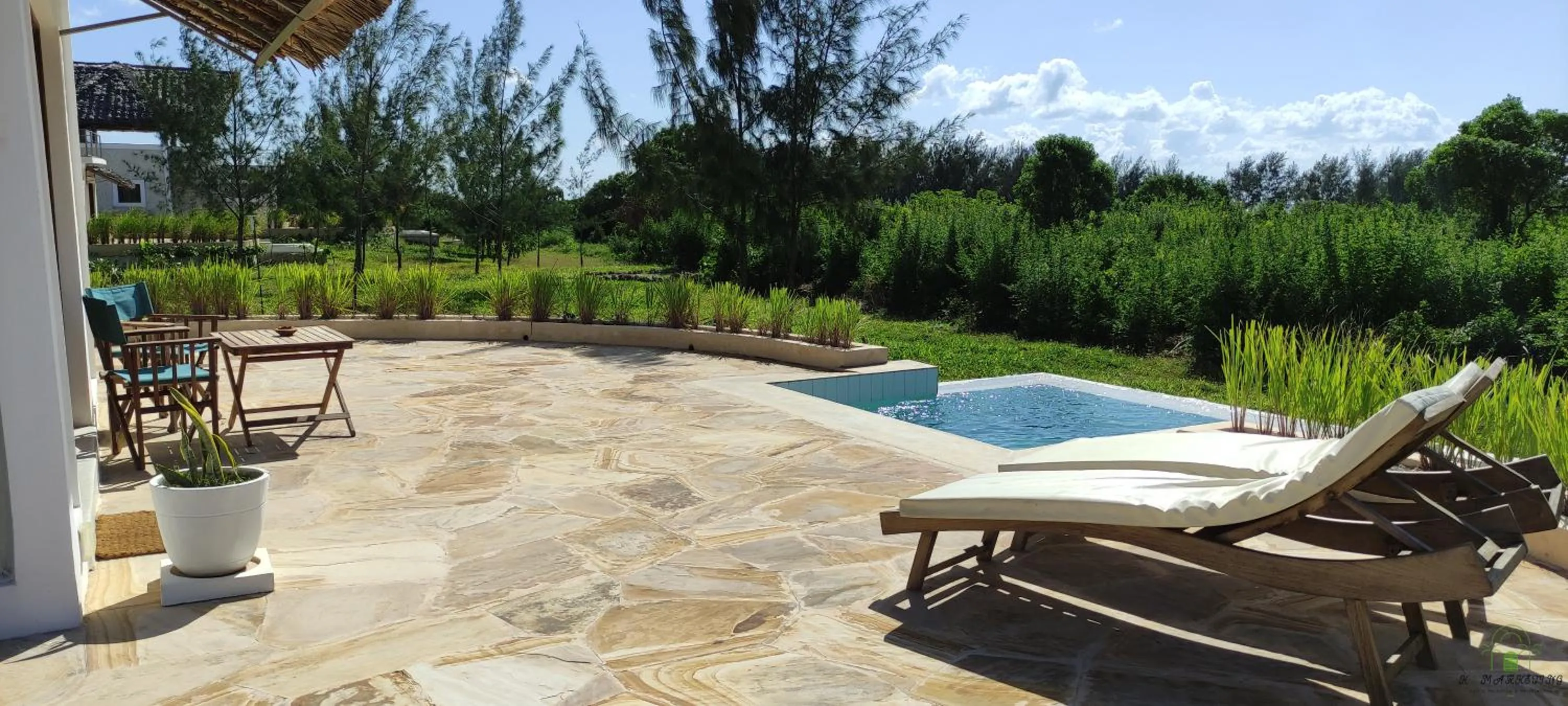 Patio in Amani Villas Nature Retreat
