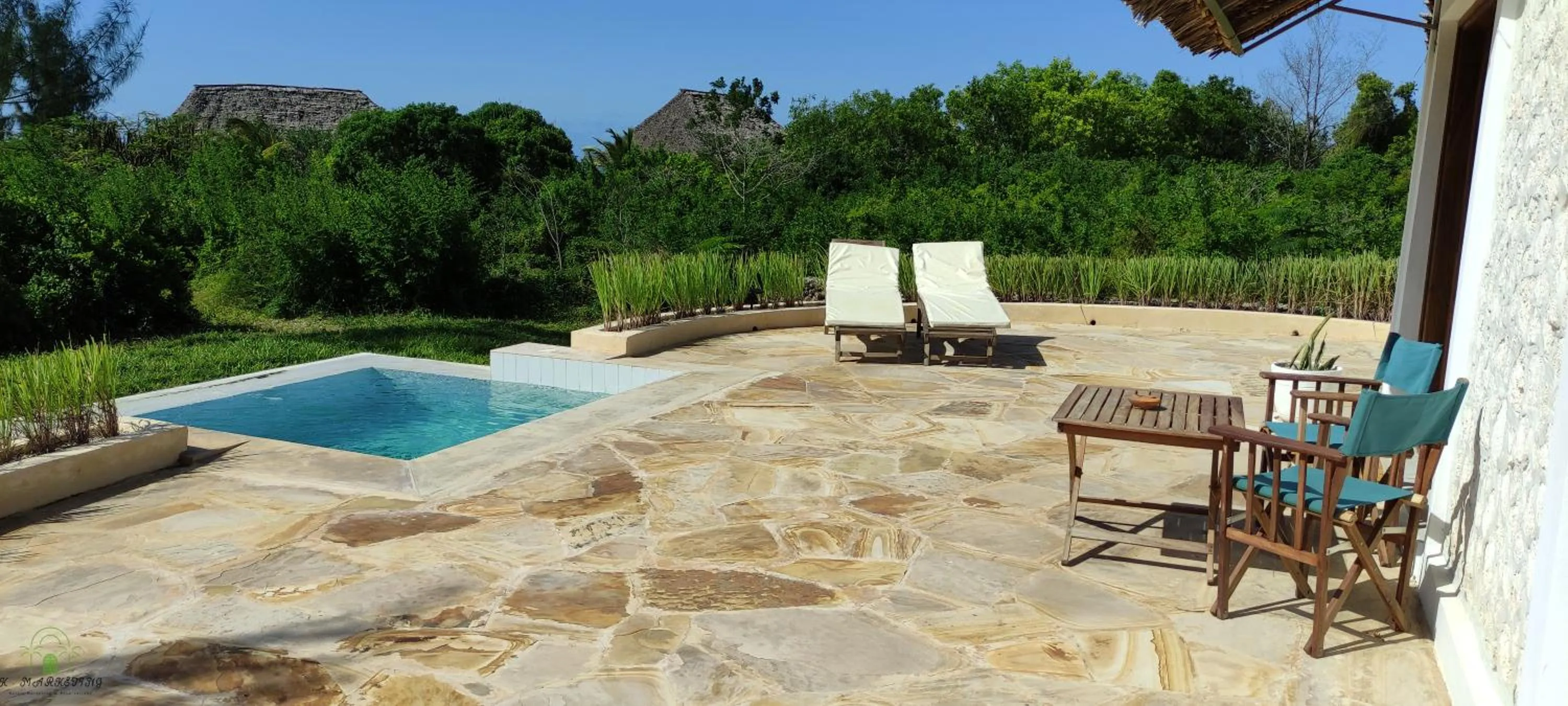 Patio in Amani Villas Nature Retreat