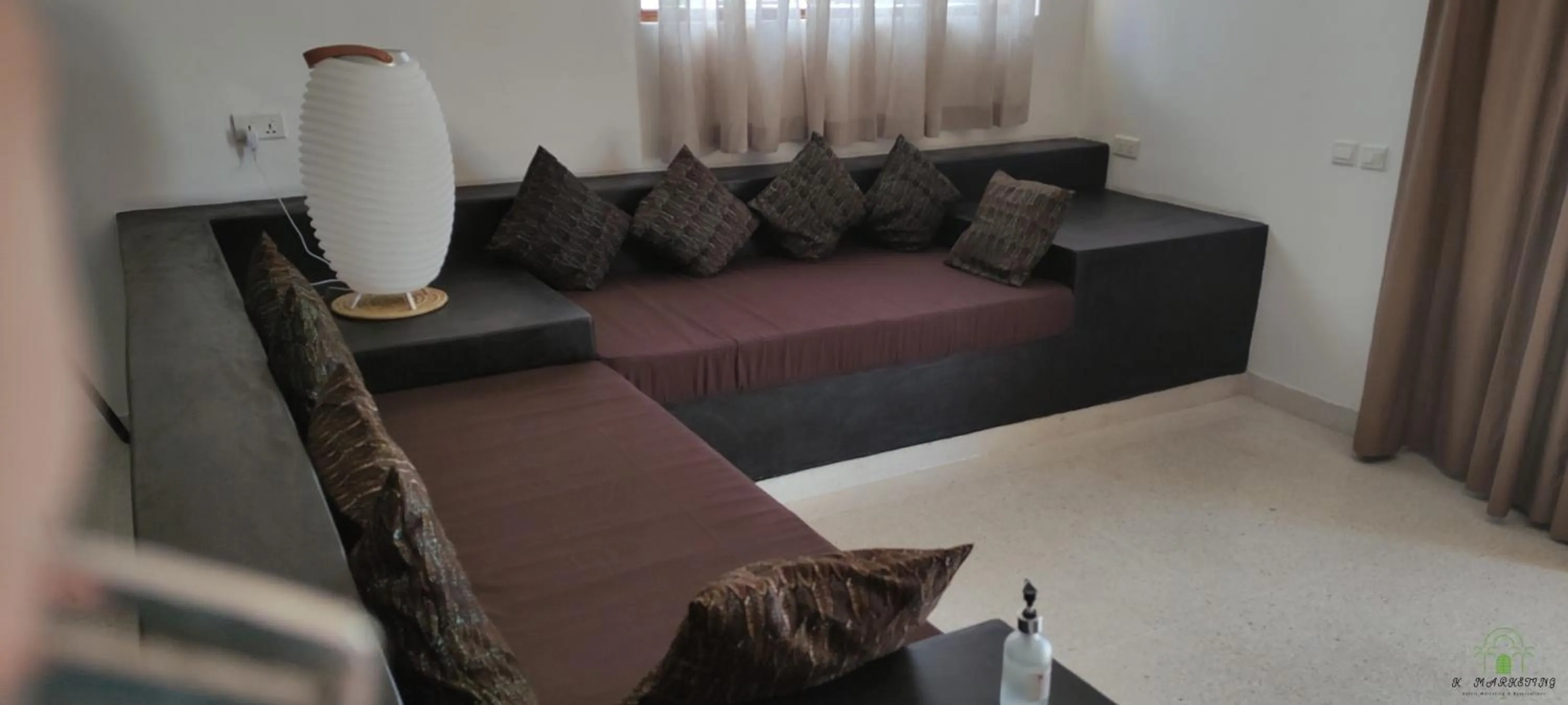 Living room in Amani Villas Nature Retreat