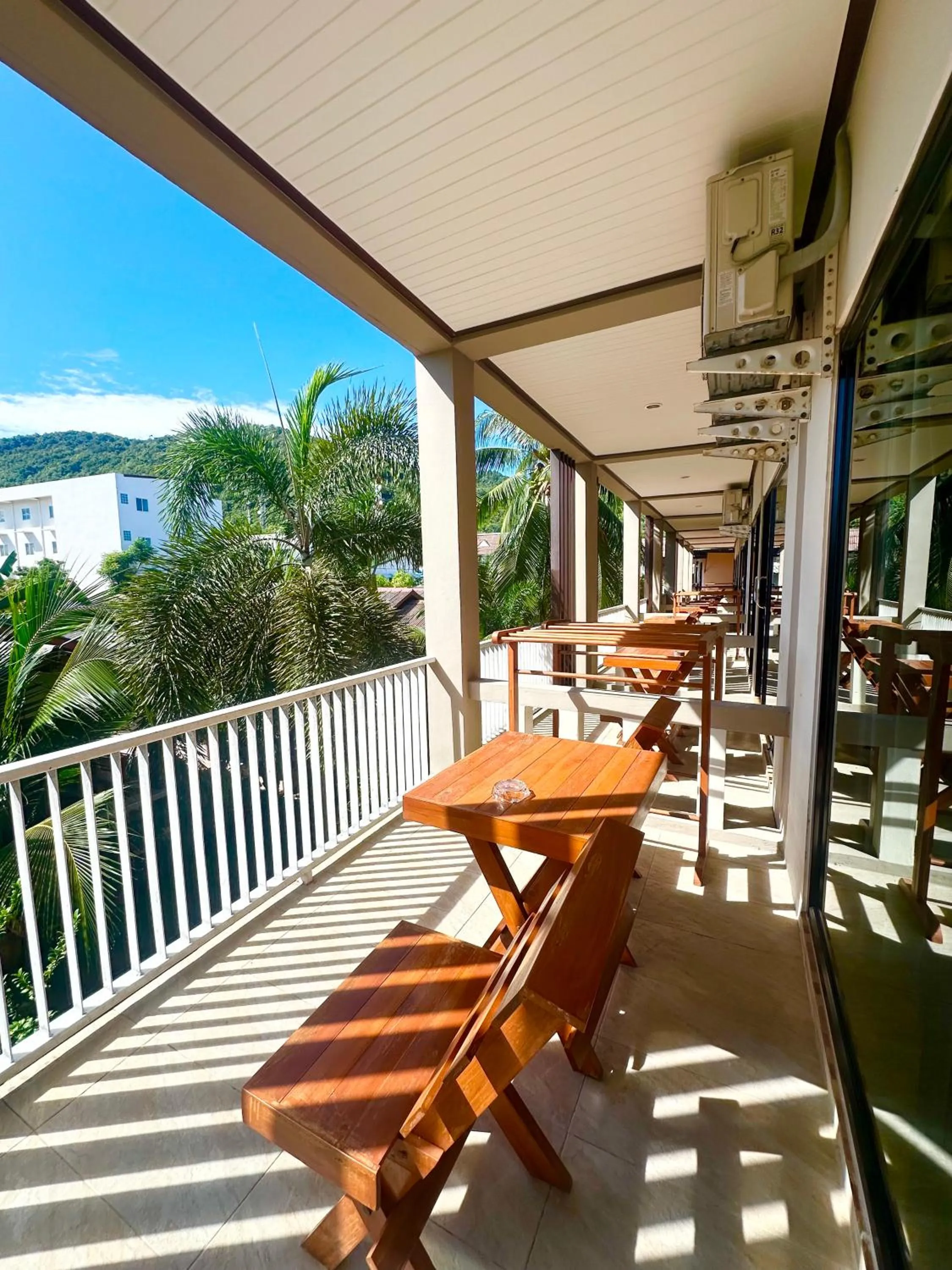 Balcony/Terrace in Family House Resort, Haad Rin