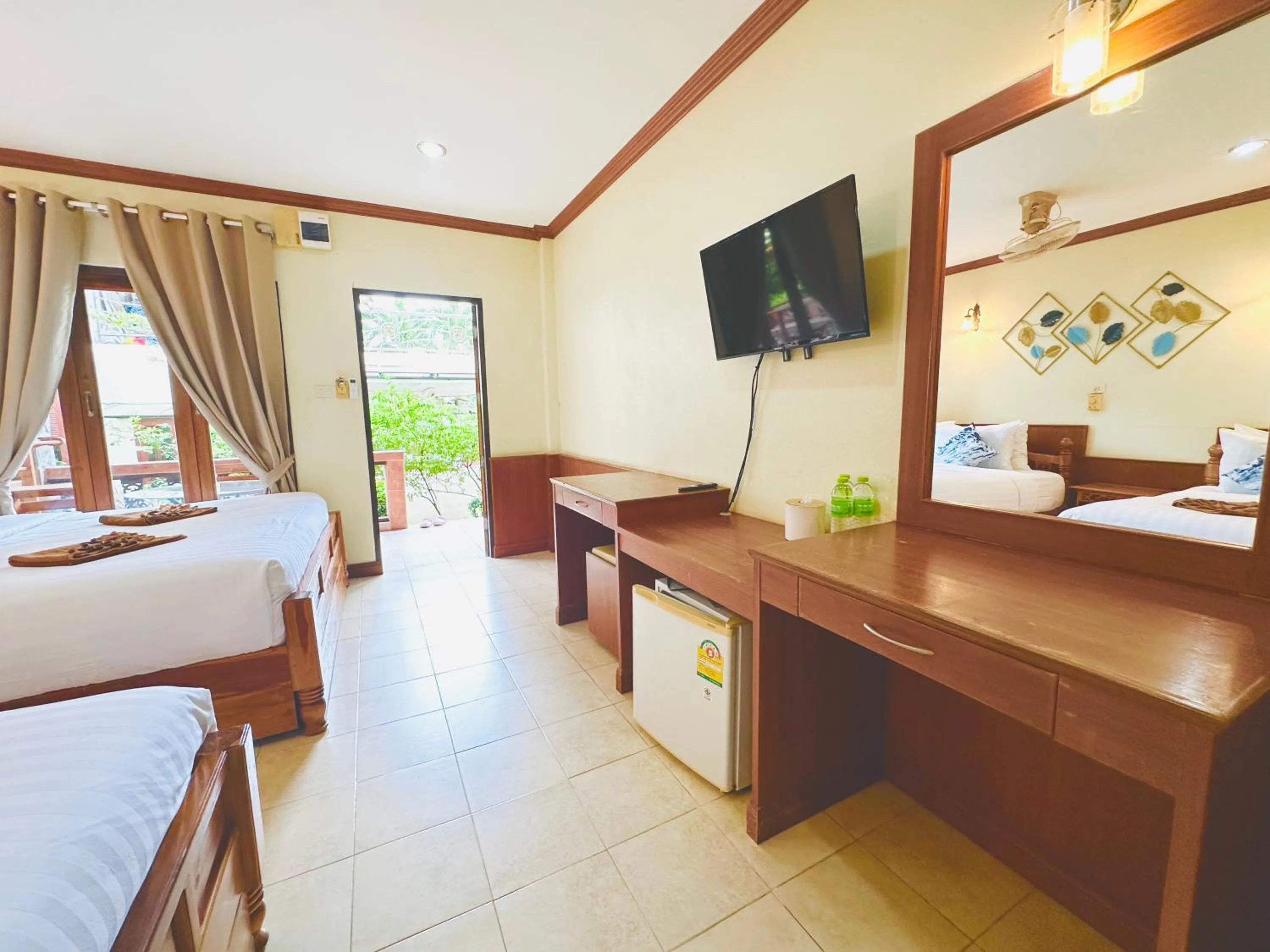furniture, Bed in Family House Resort, Haad Rin