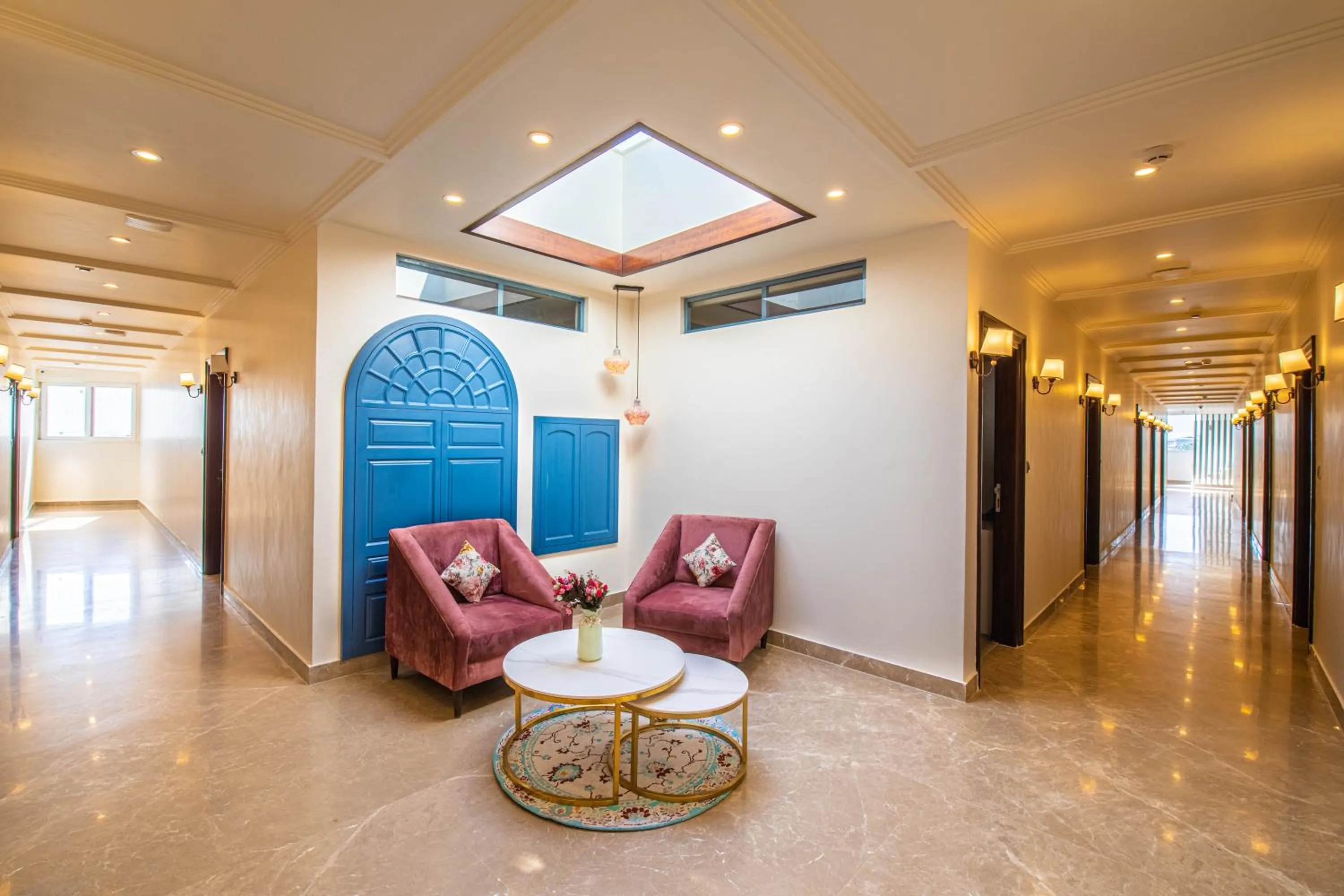 Seating area in HOTEL JS SOUVENIR