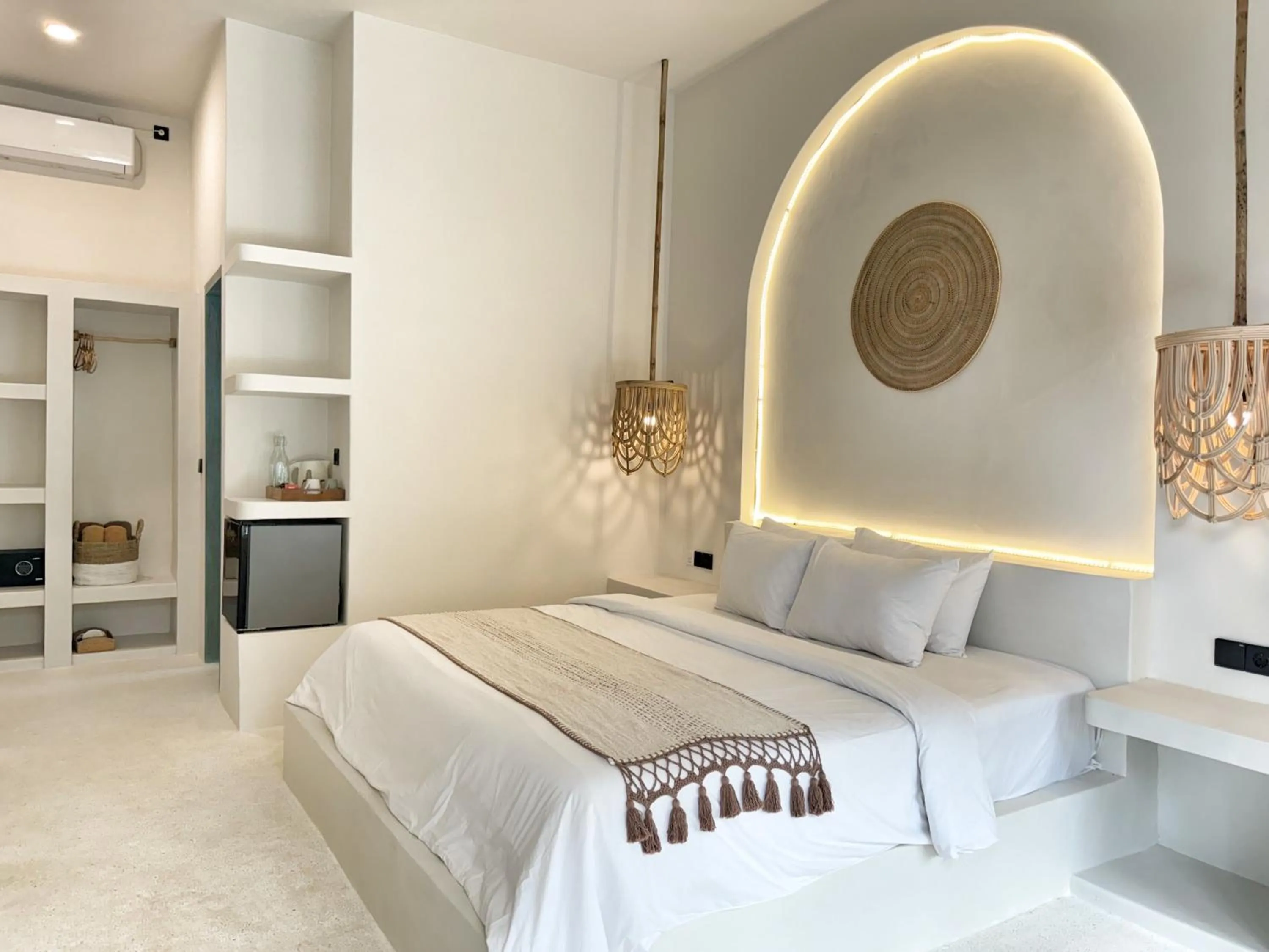 Bed in Kacchapa Resort and Restaurant