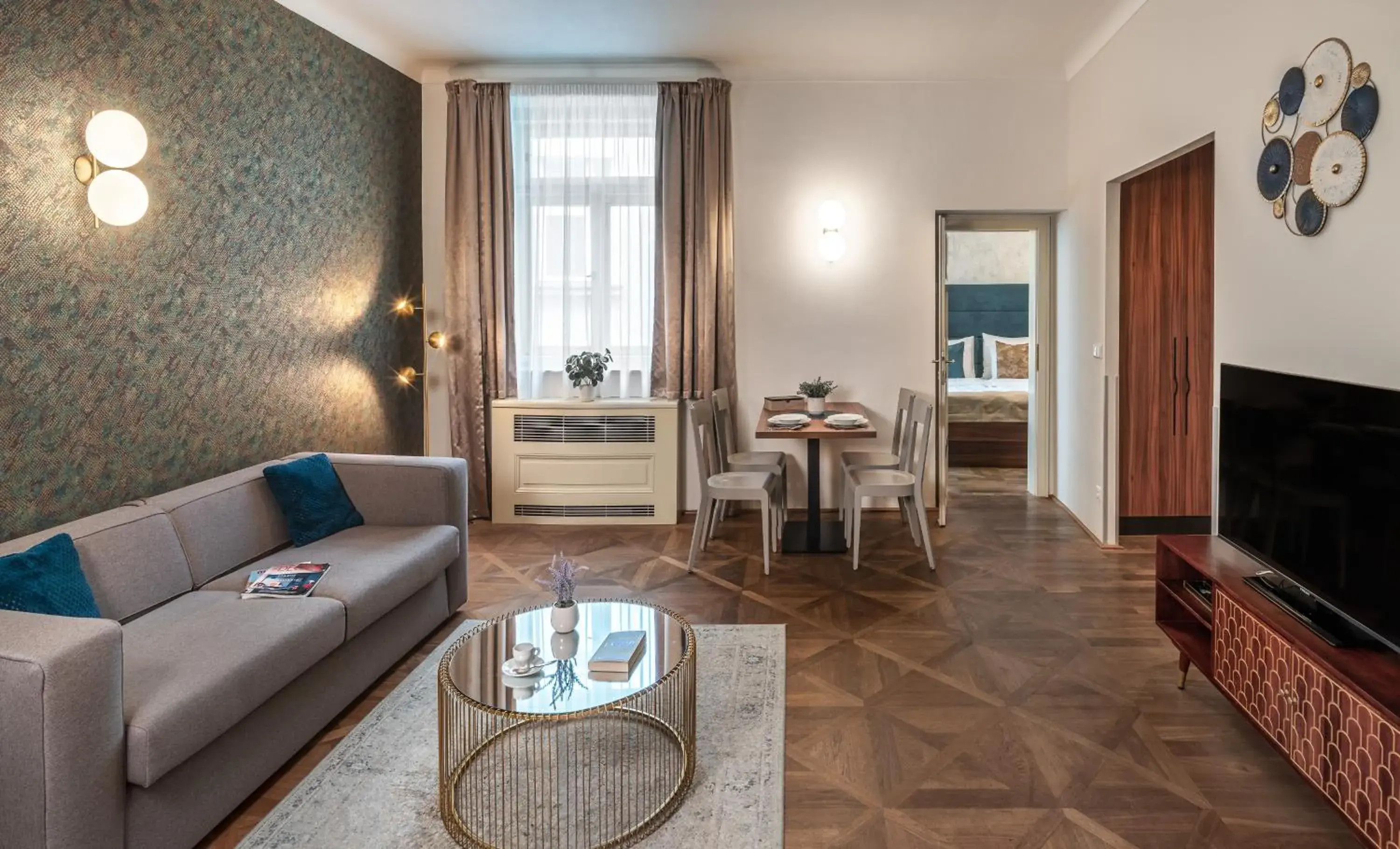 Living room in Golden Angel Suites by Adrez Living room in Golden Angel Suites by Adrez