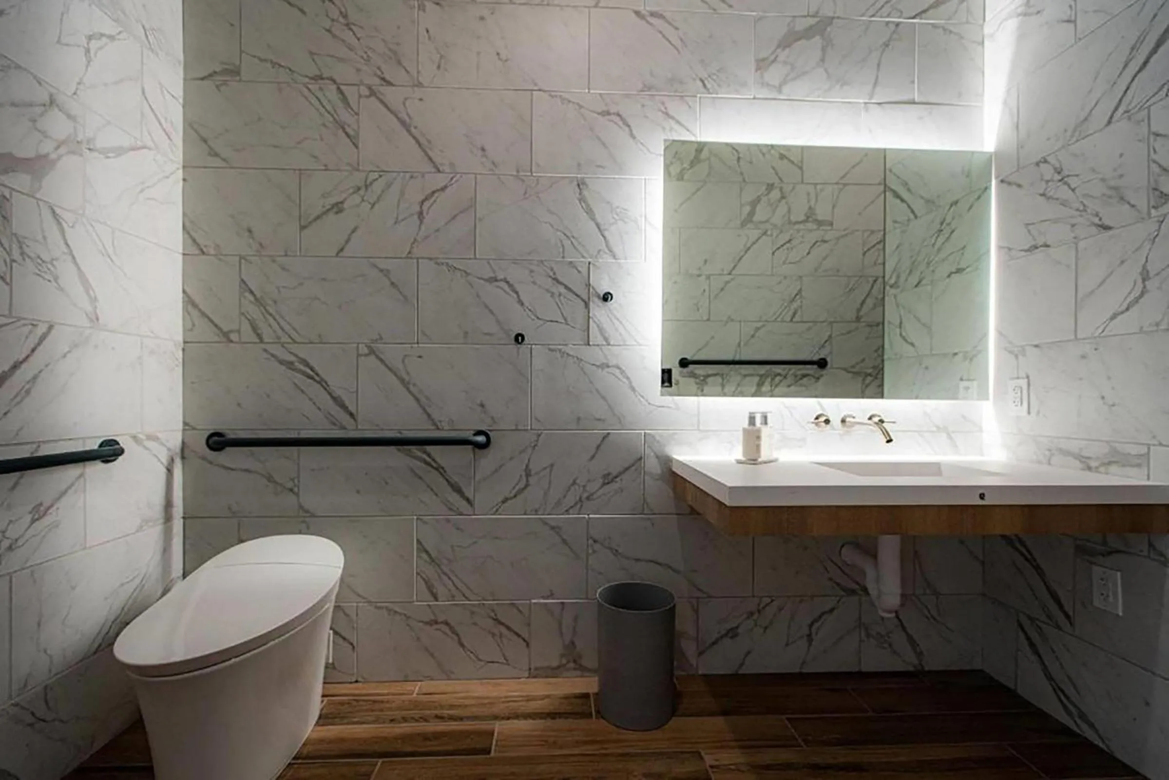 Bathroom in The Schoolhouse Hotel, Trademark Collection by Wyndham