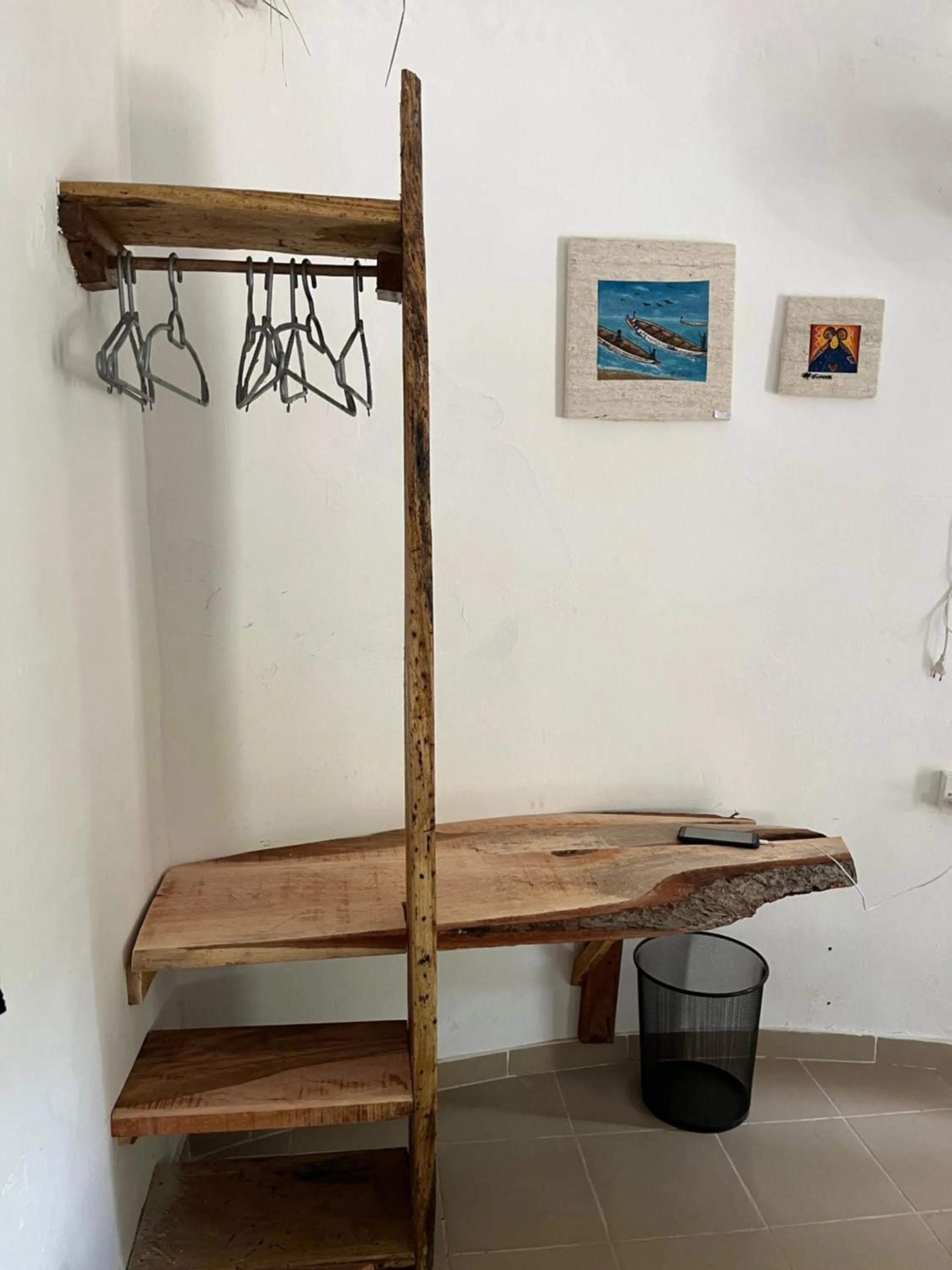 wardrobe in Footsteps Eco-Lodge