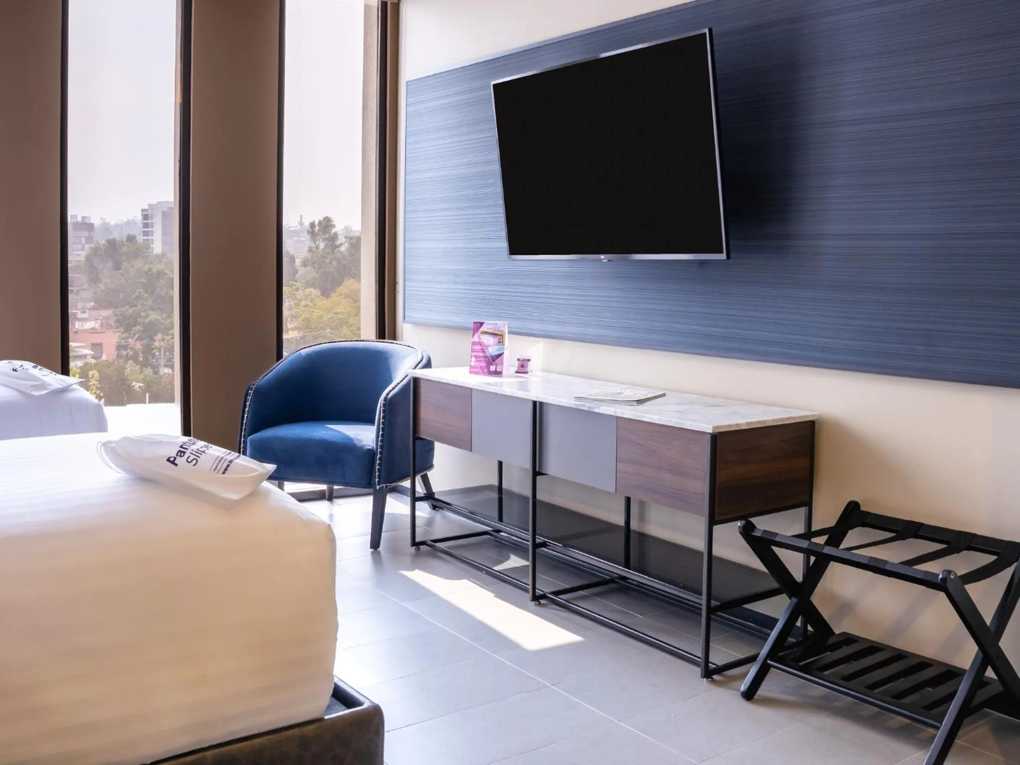 TV and multimedia, Bed in HS HOTSSON Long Stay CDMX Condesa Sur