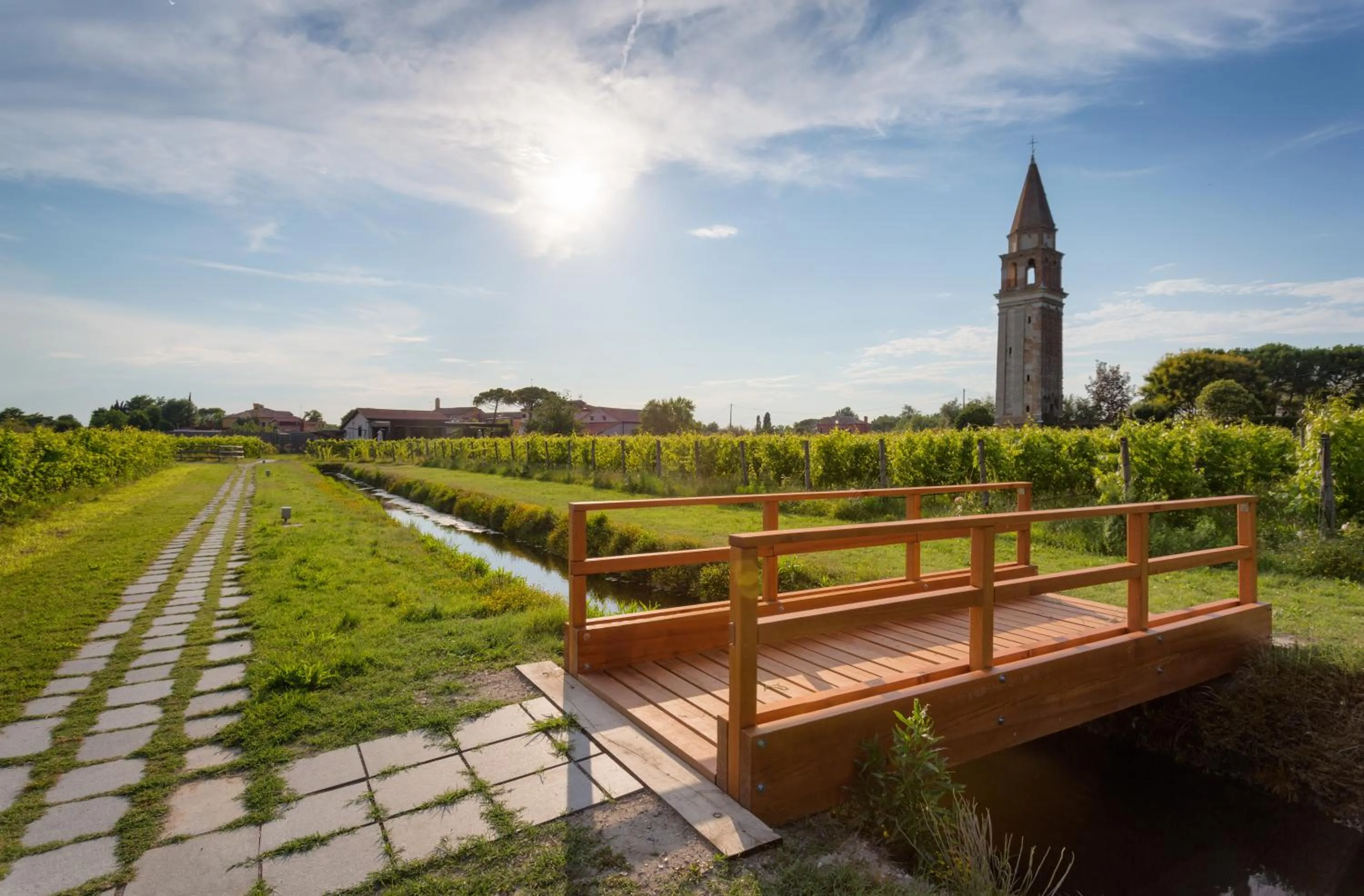 Natural landscape in Venissa Wine Resort