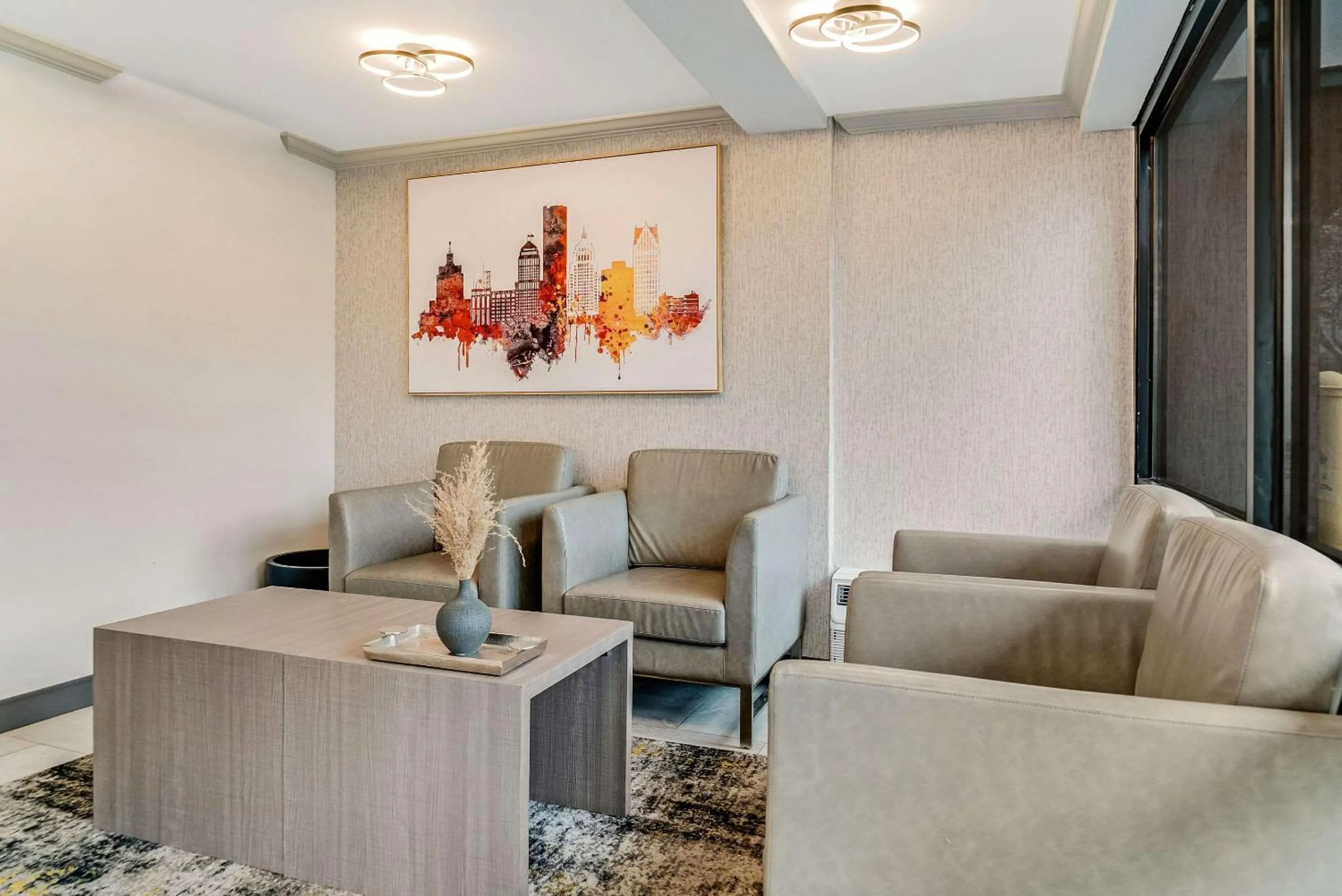 Lobby or reception in Quality Inn Detroit Downtown