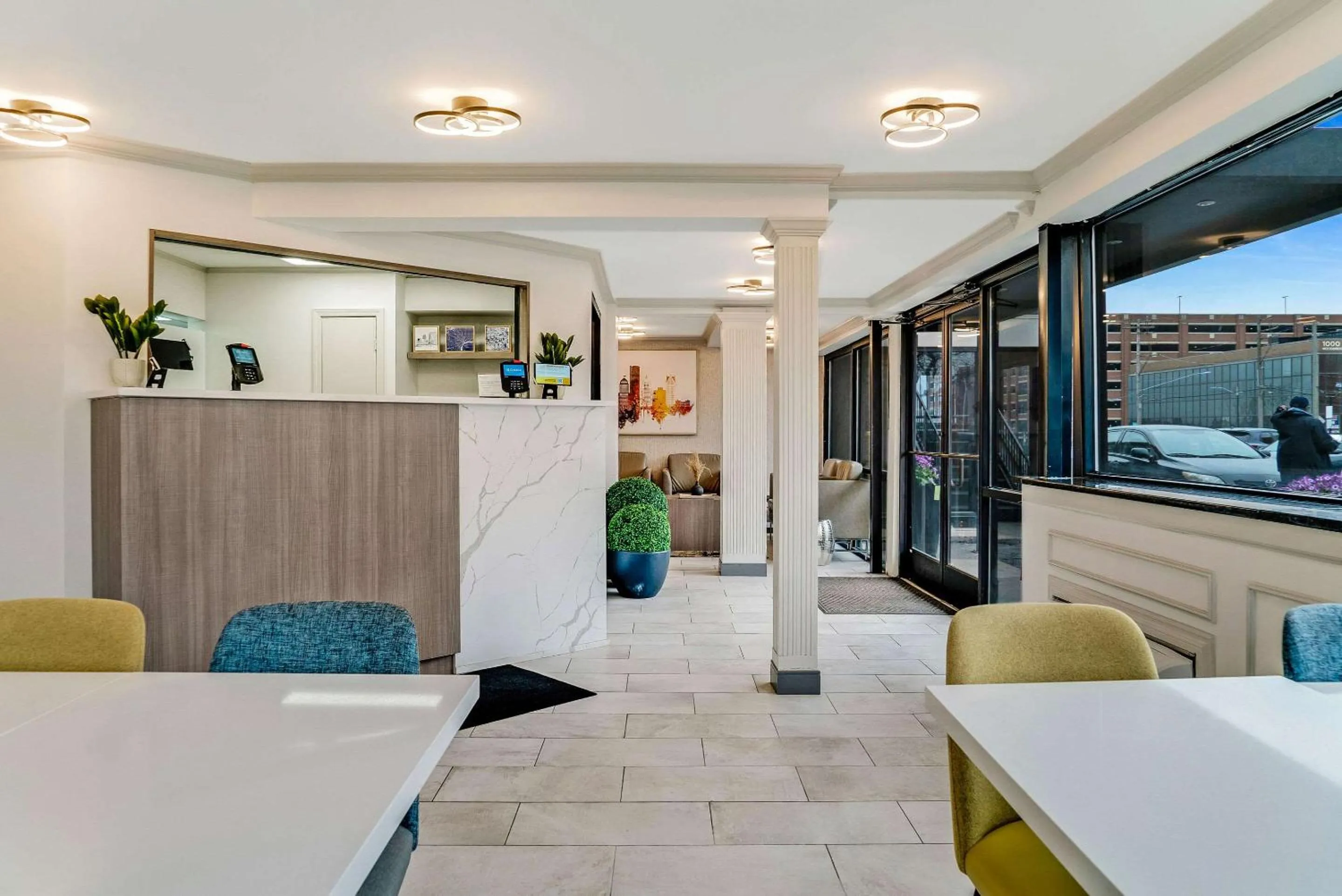 Lobby or reception in Quality Inn Detroit Downtown