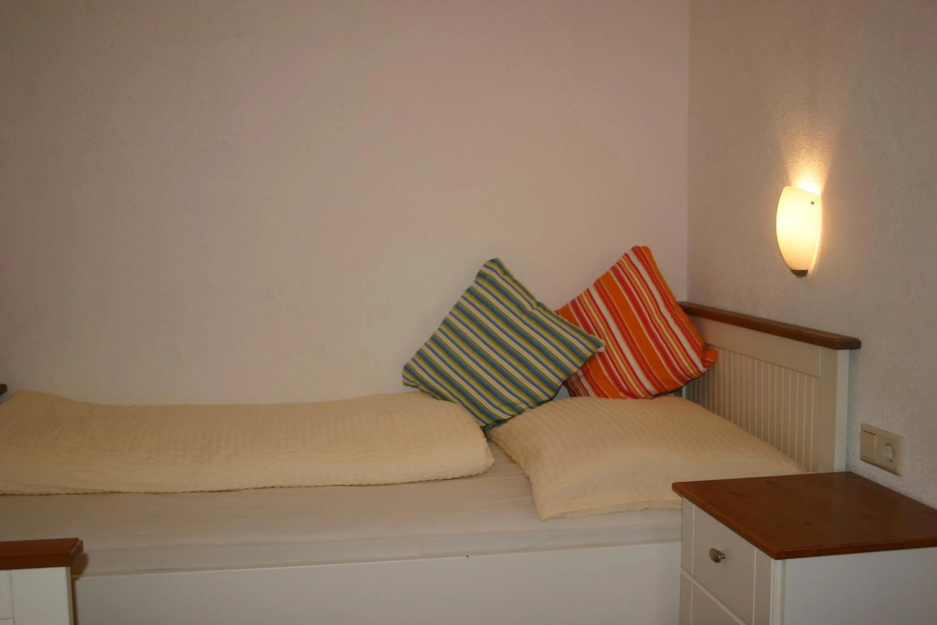 Bed in Ferienwohnung Prosch