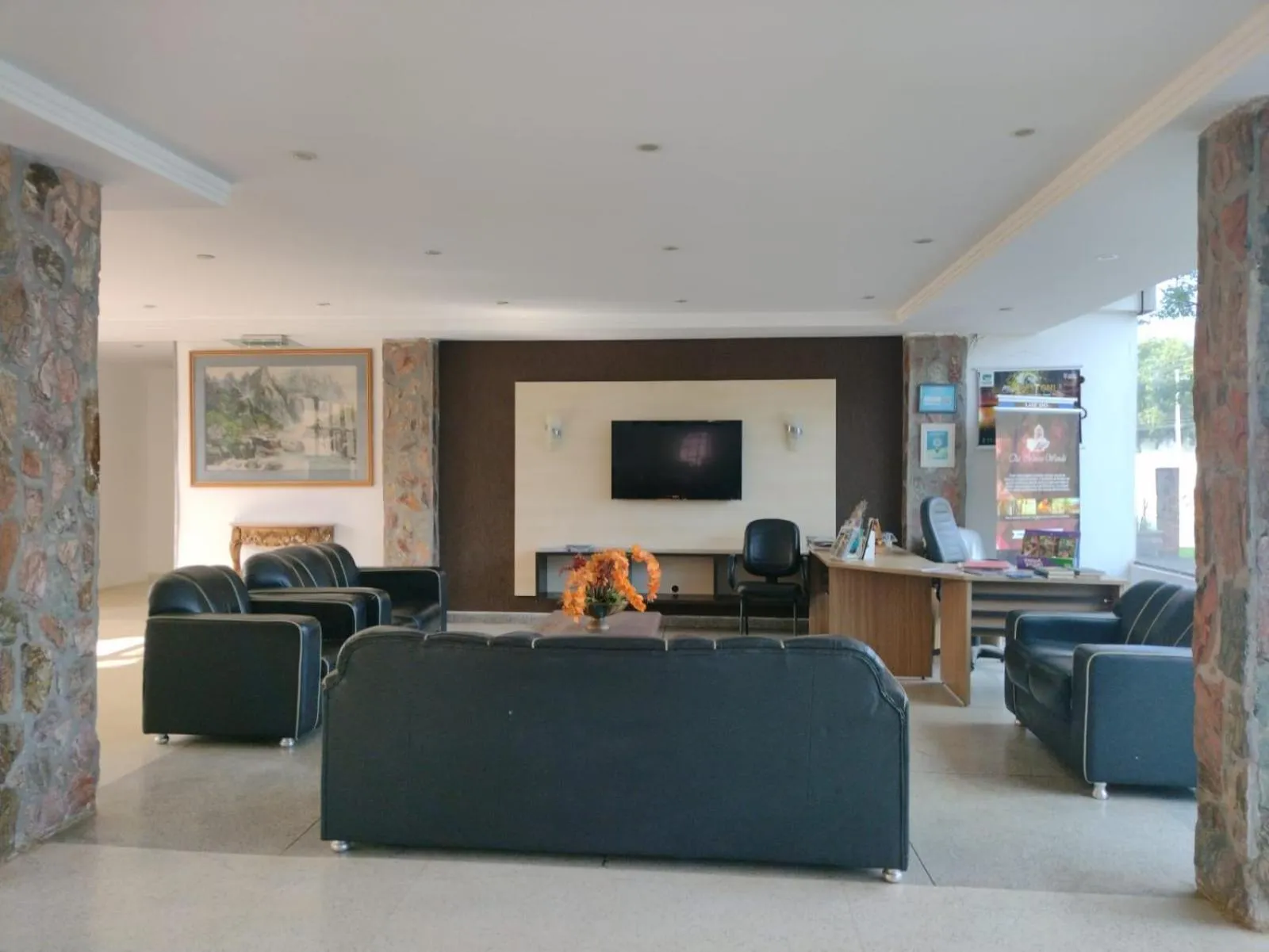 Living room in Hotel Castelo Branco