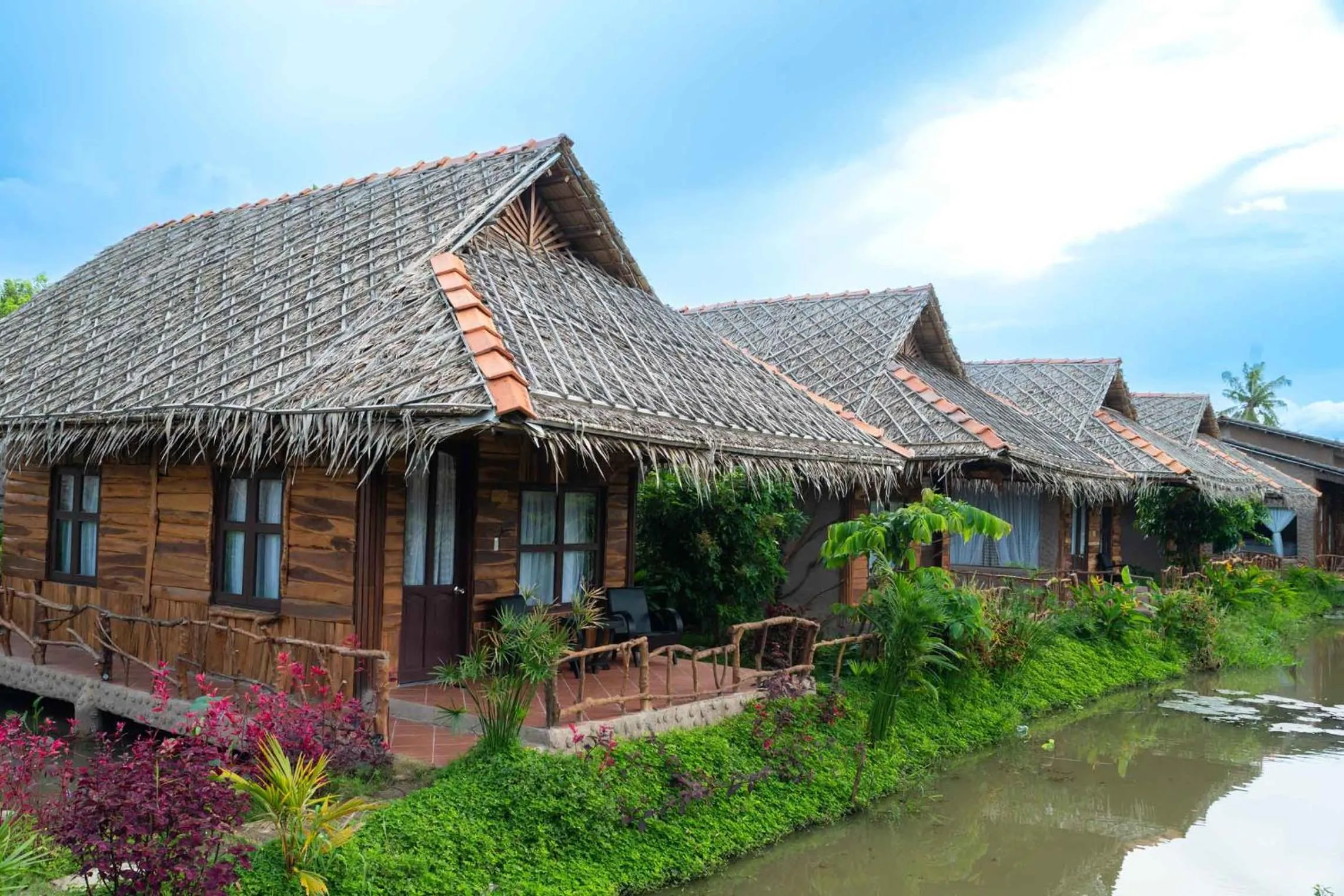 Patio in MEKONG SILT ECOLODGE