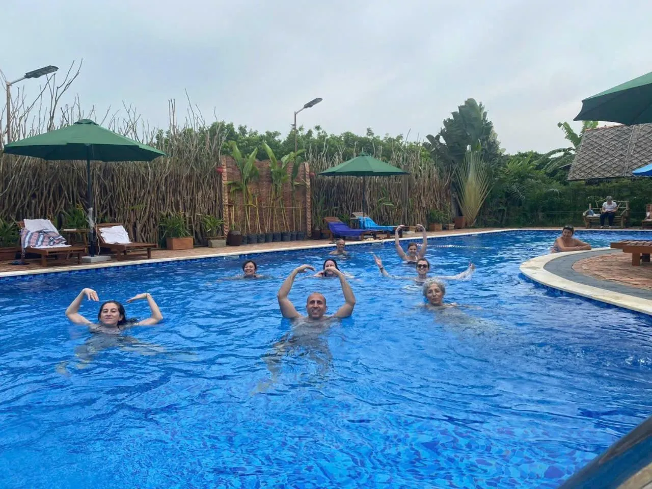 Swimming pool in Mekong Silt Ecolodge - Pool & Half-Board Included
