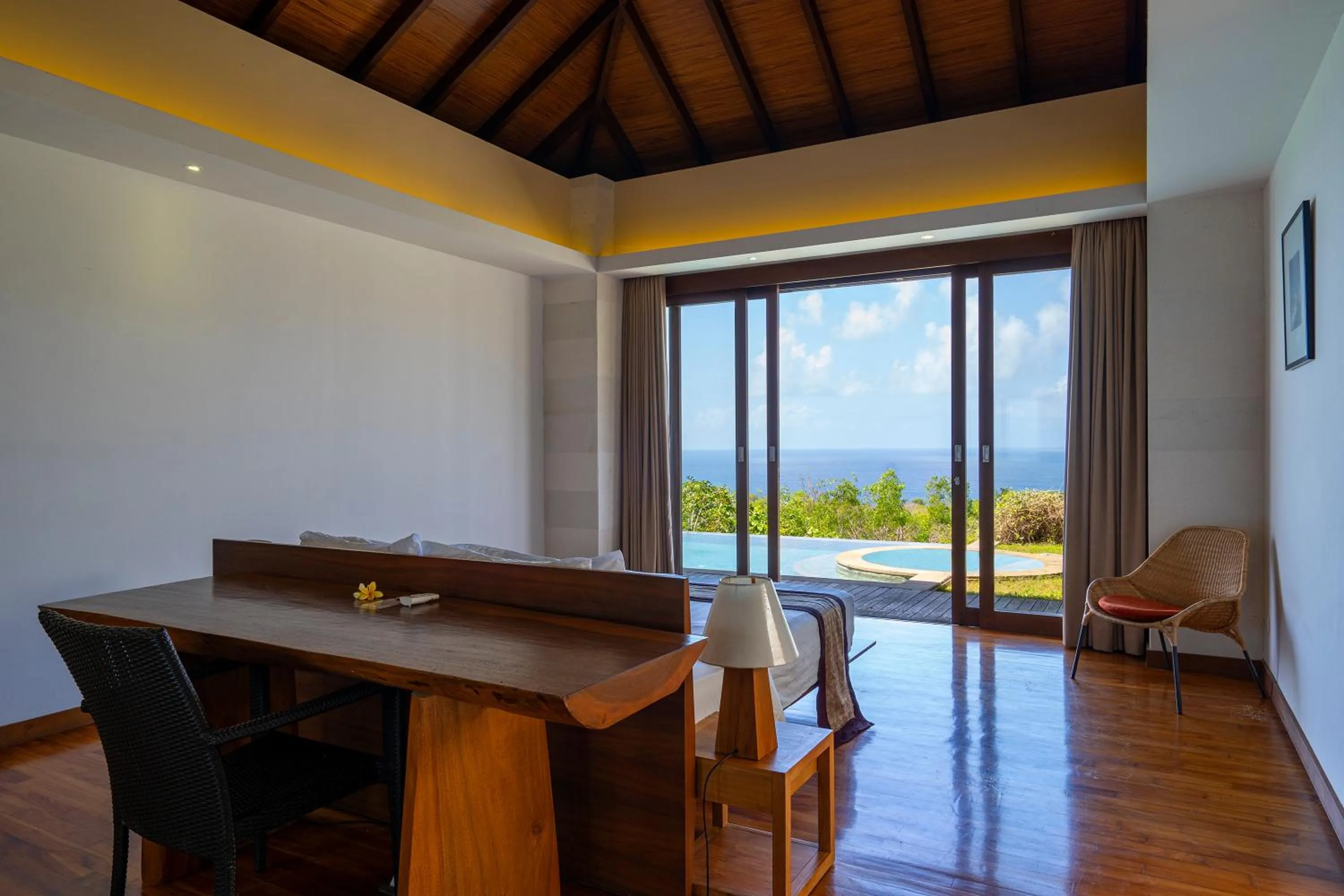 Bed in Moritz Palm Villa