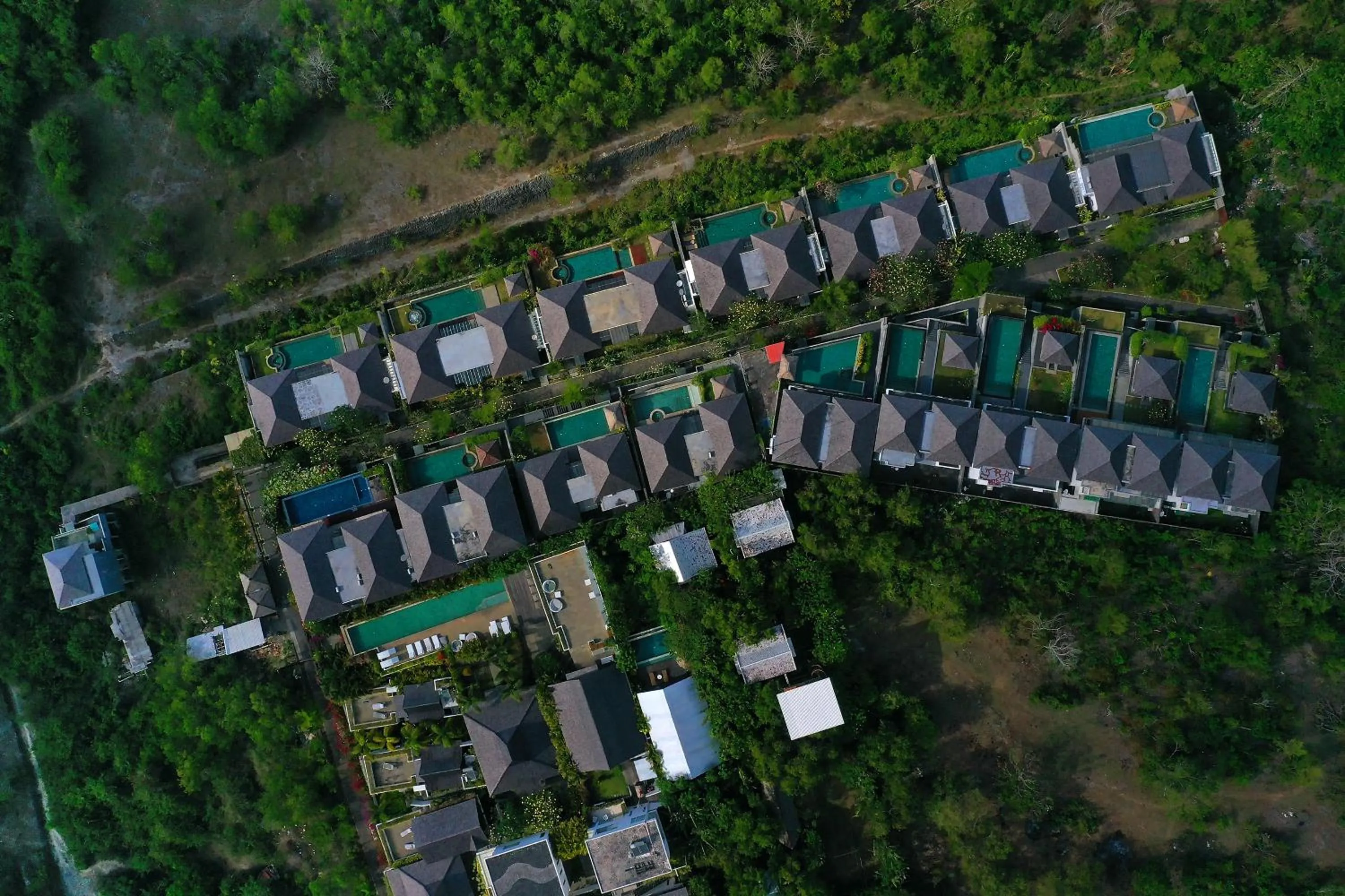 Bird's eye view in Moritz Palm Villa