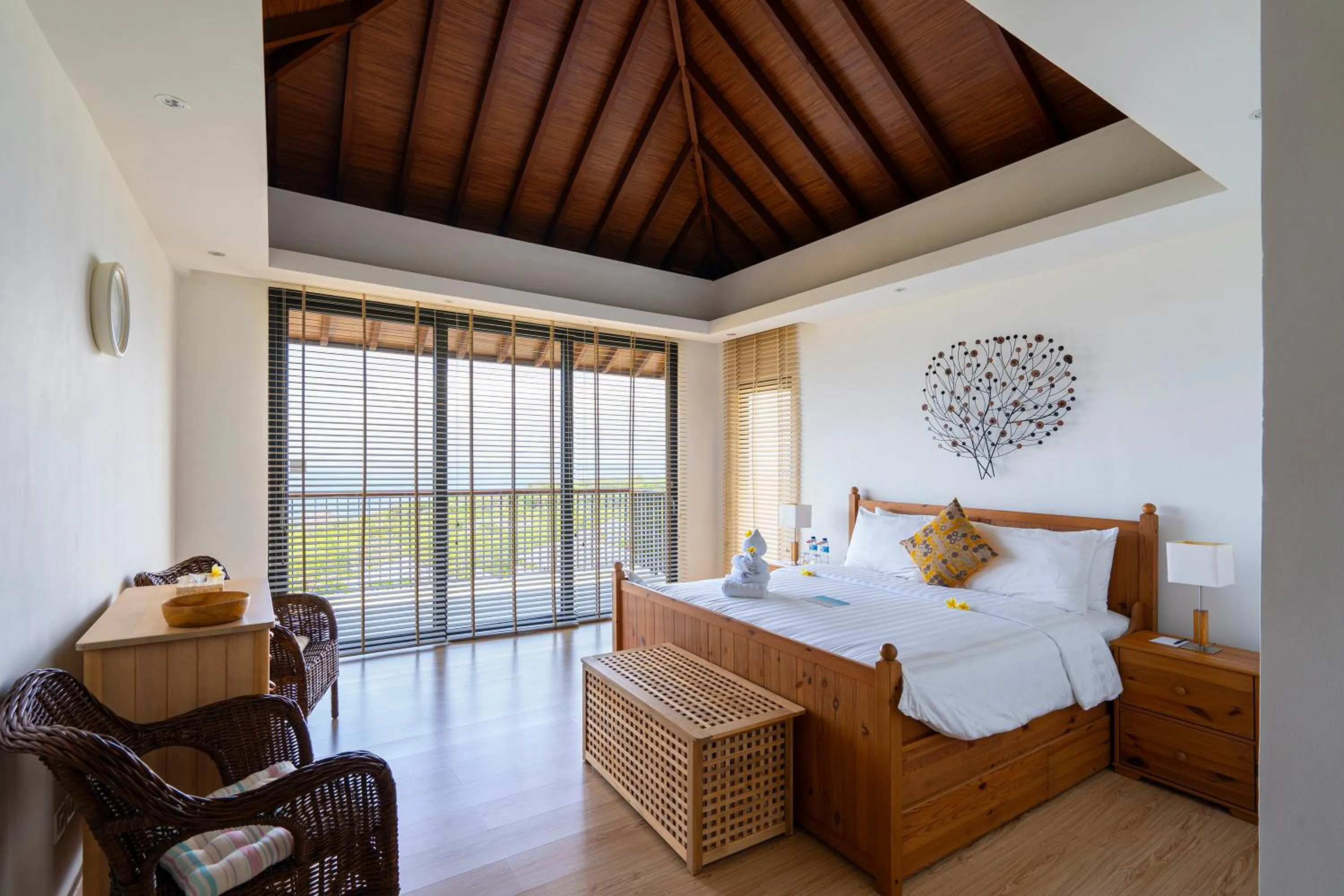 Bed in Moritz Palm Villa