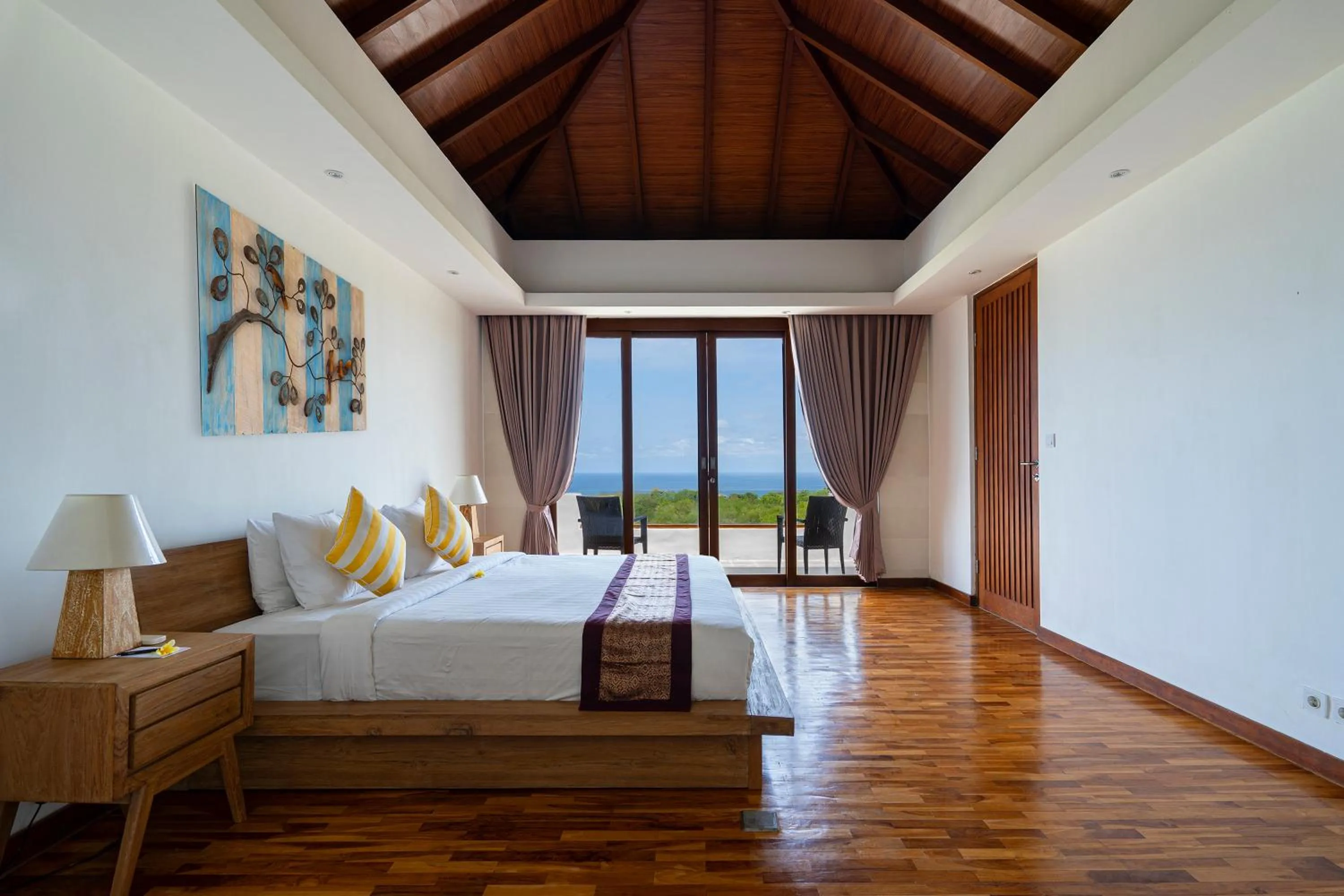 Bed in Moritz Palm Villa